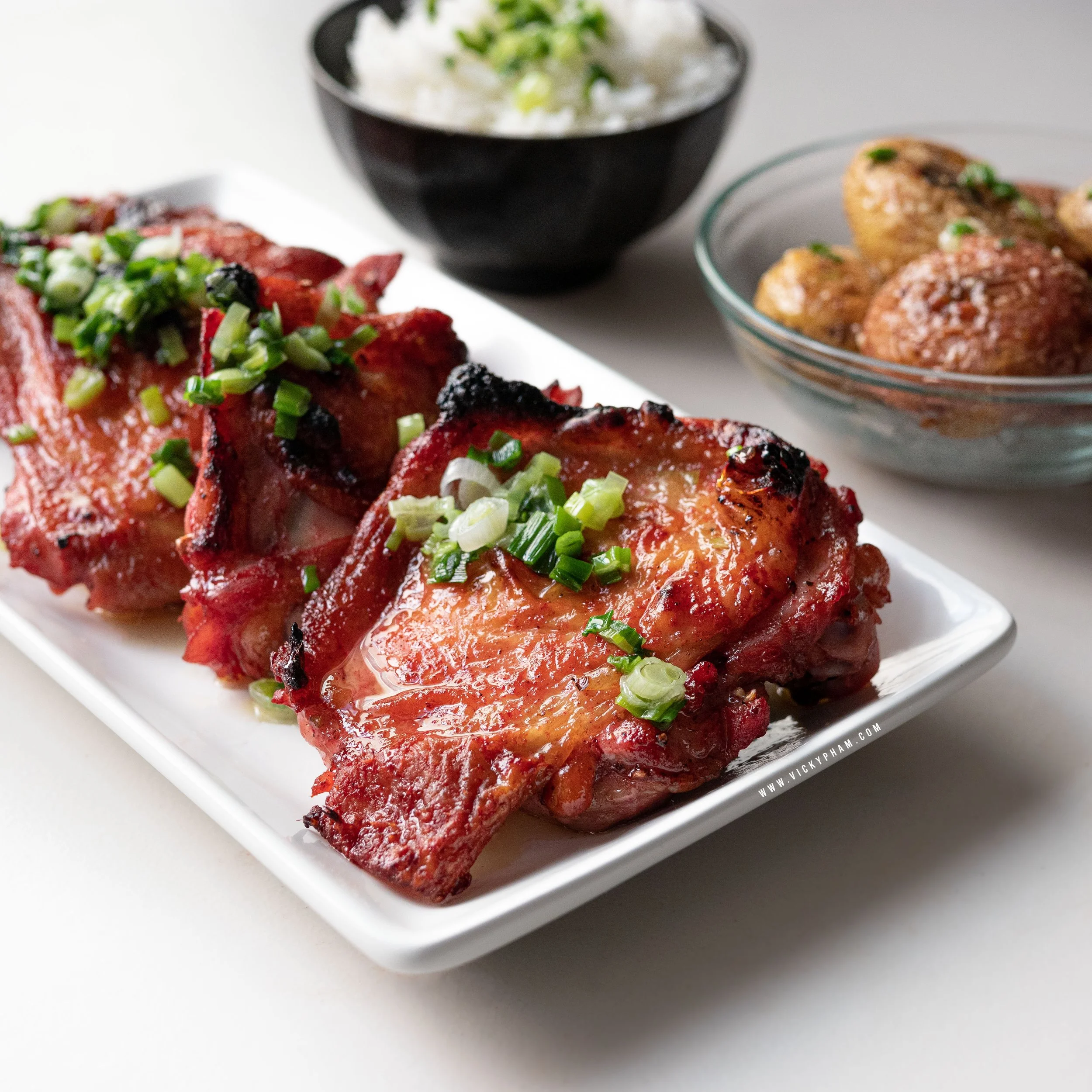 Easy Char Siu / Chinese Barbecue Chicken Recipe with Spice Premix — Vicky Pham