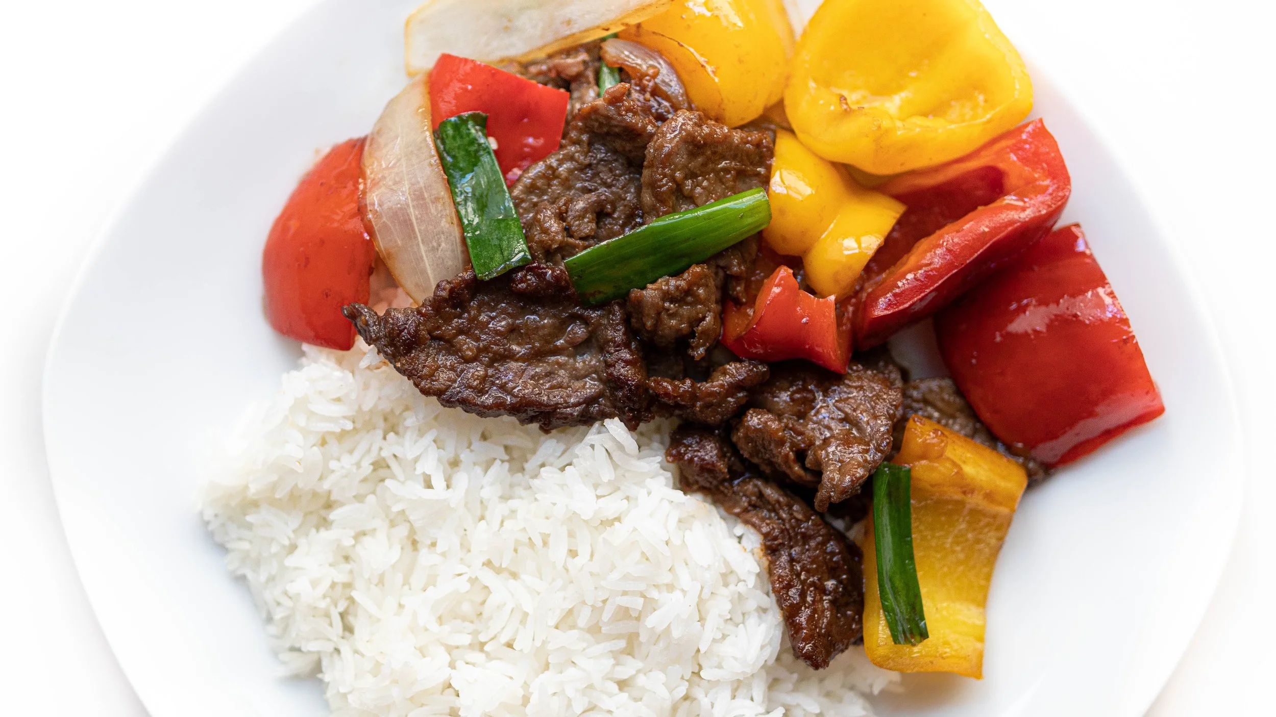 Mongolian Beef Stir Fry with Bell Peppers — Vicky Pham