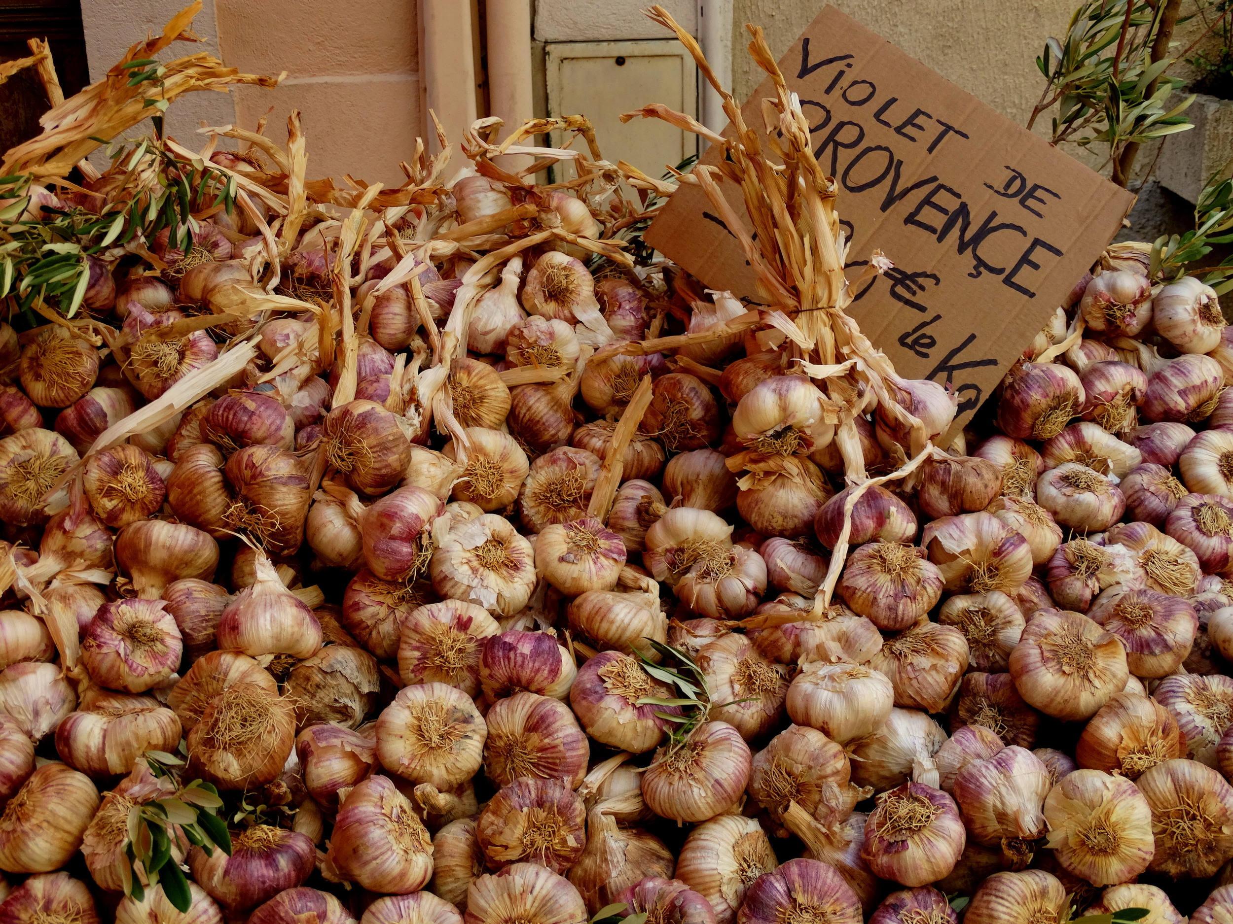 Provençal violets - garlic