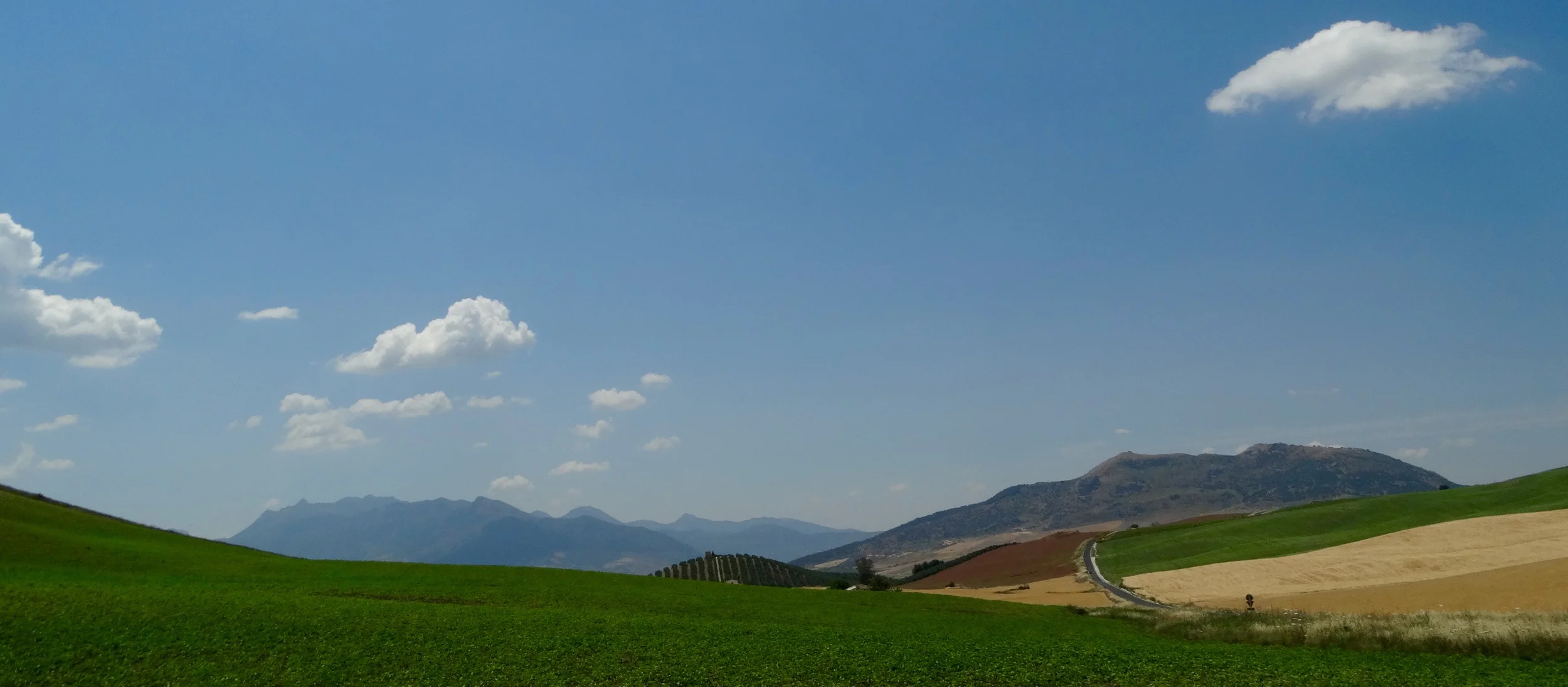 Lands north of Ronda