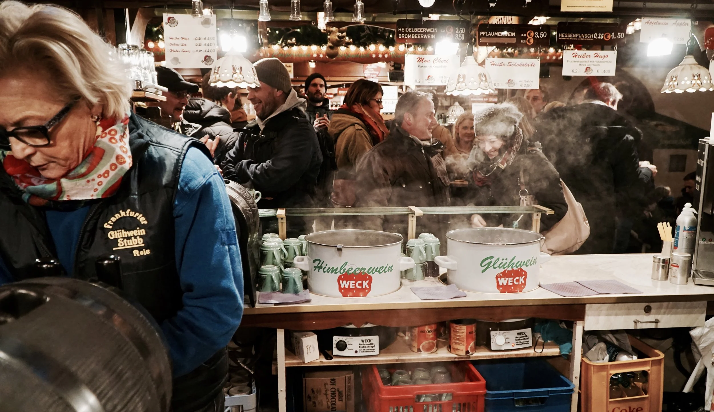 Hot wine stalls