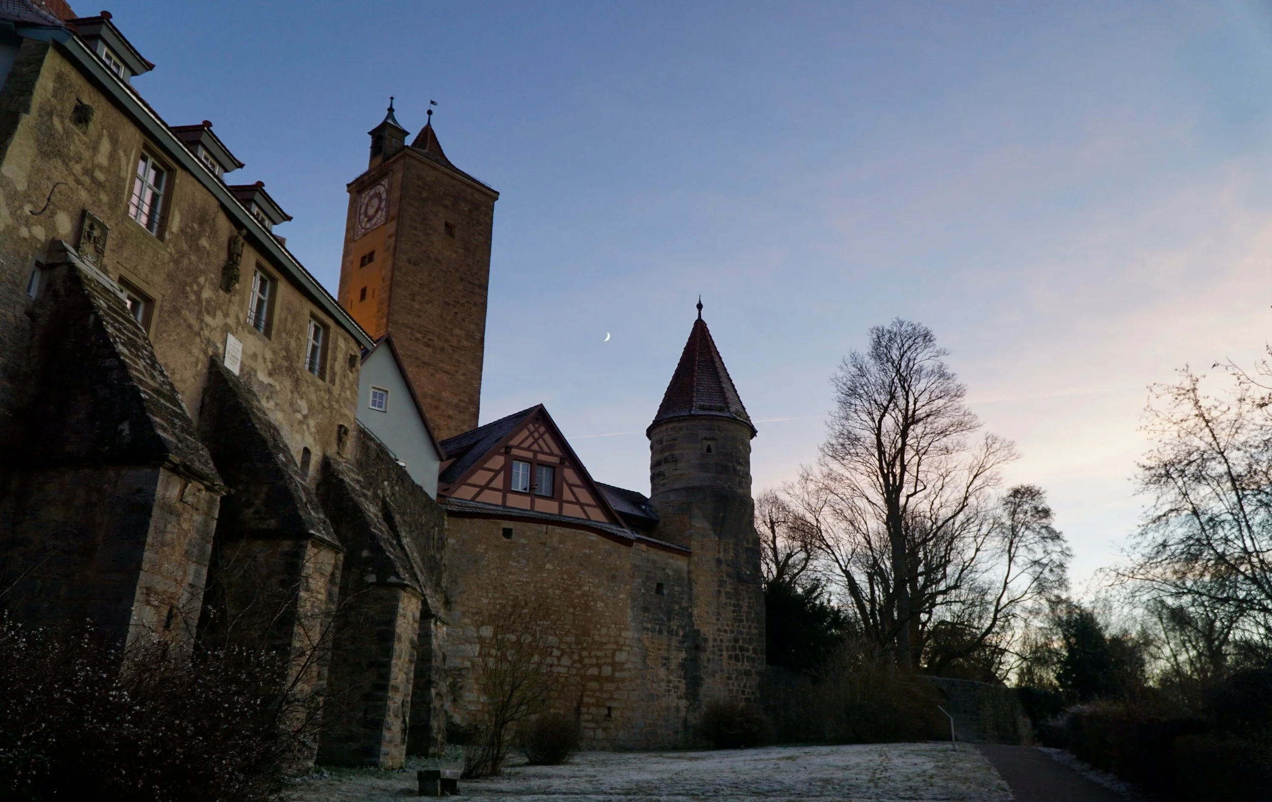 Night falls