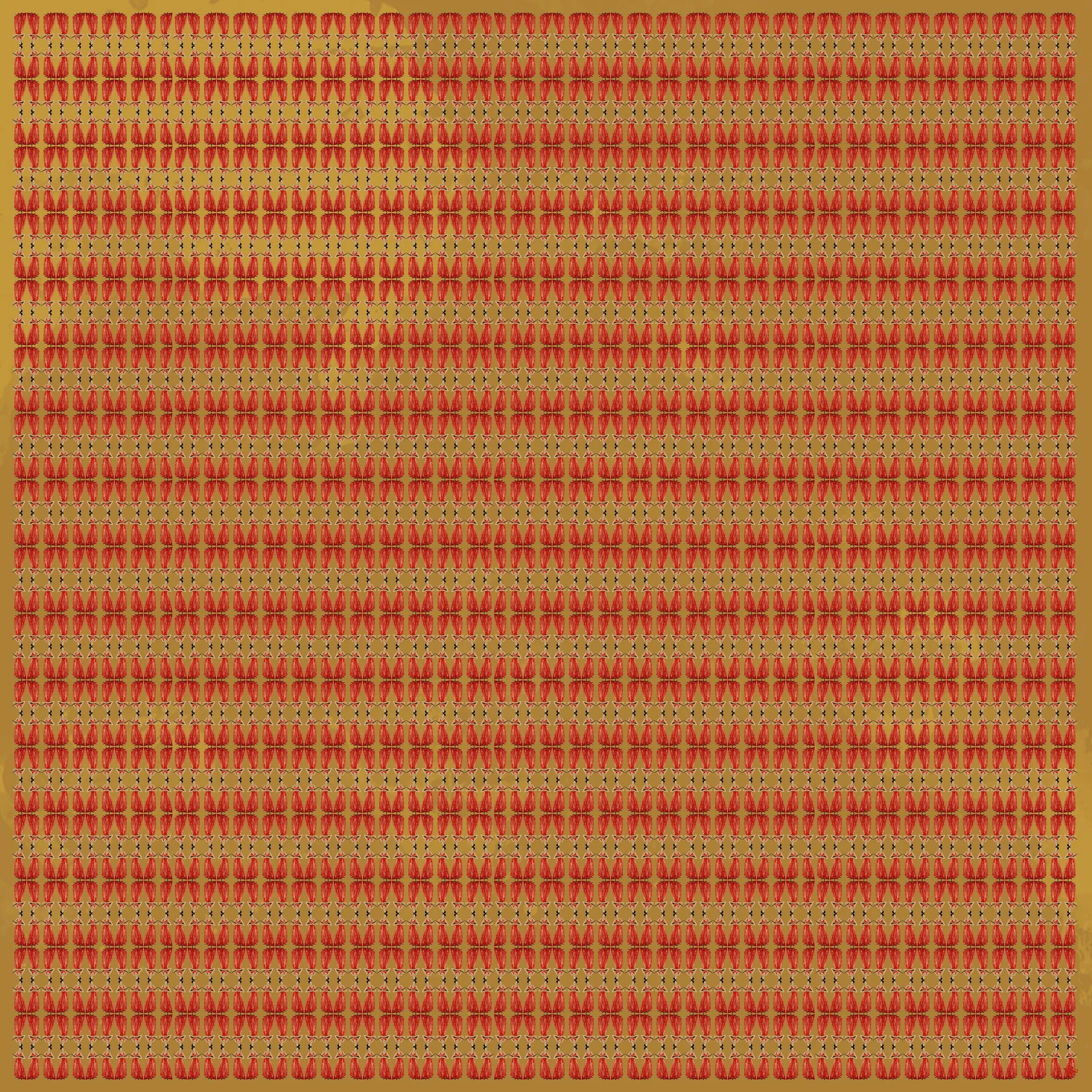 'Red Dress' Classic Square