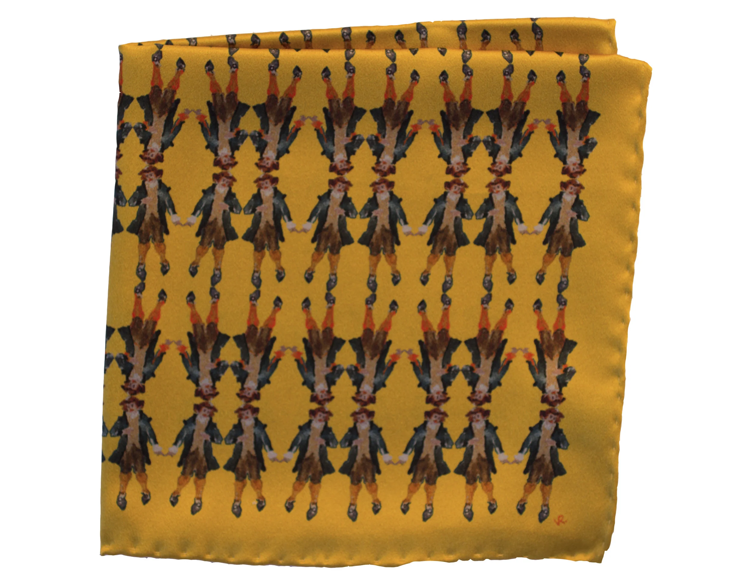 Fidelio Old Yellow Pocket Square