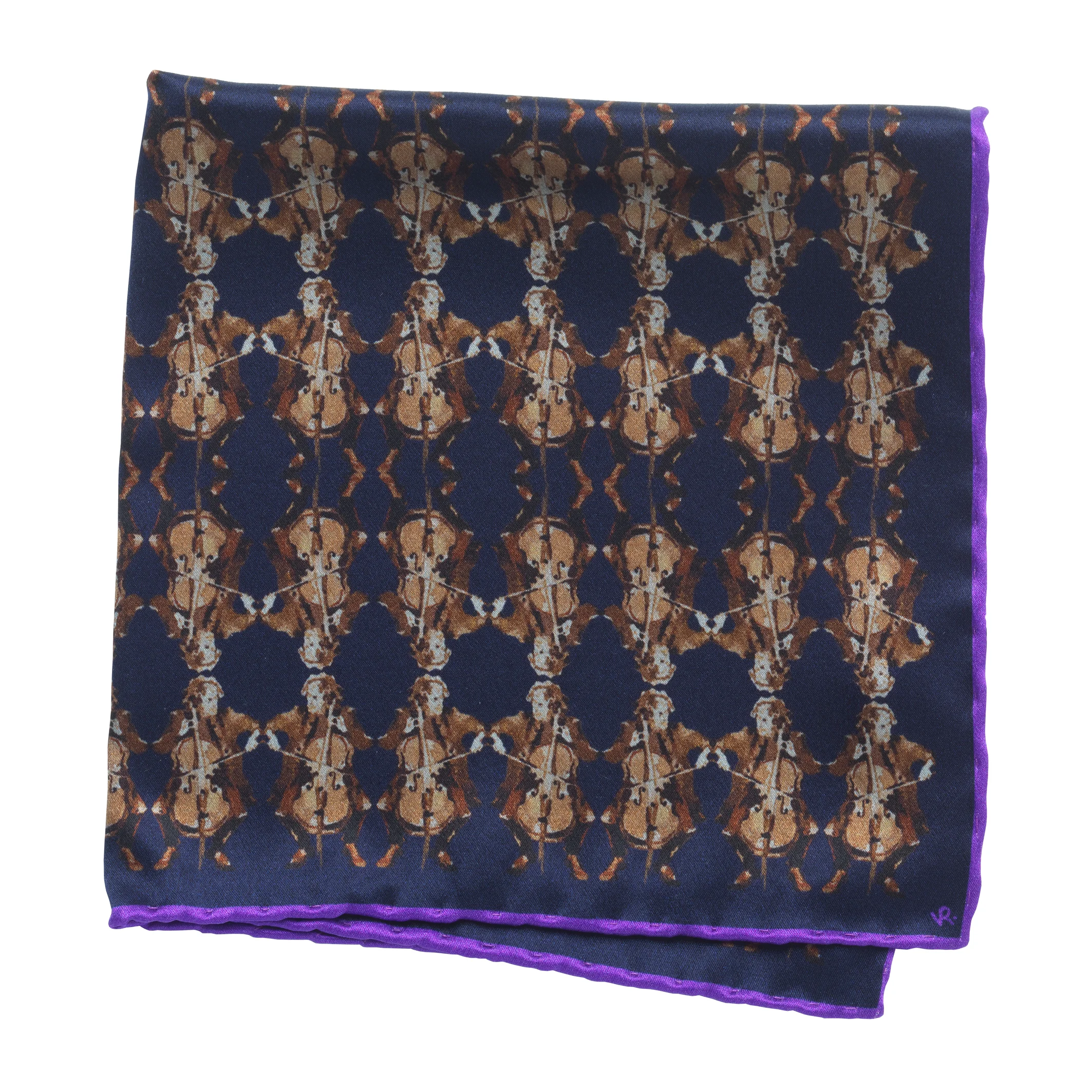 Midnight Cello Pocket Square