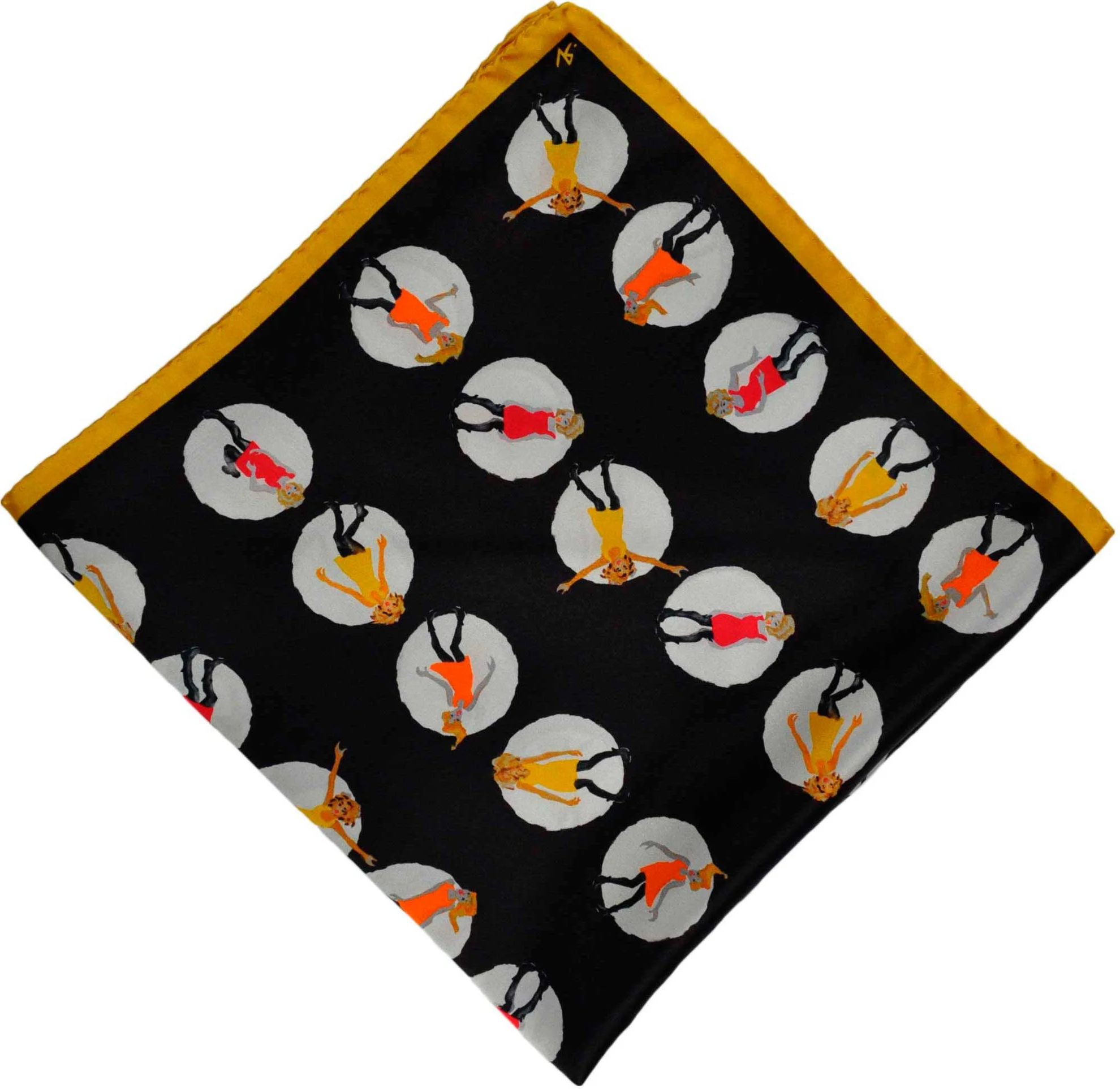 'Rock Girl' Tiny Classic Sq, Dark