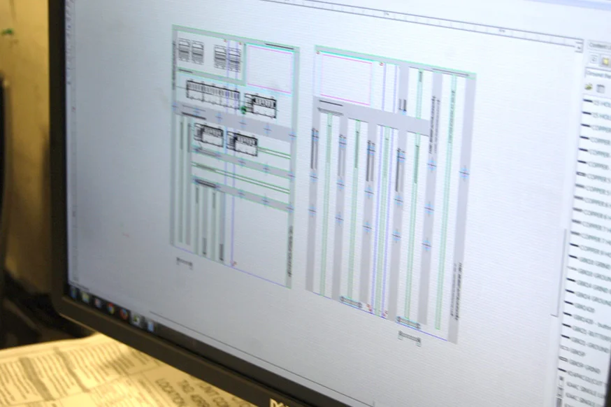 CAD DRAWINGS & CONTROL PANEL DESIGN CONSULTATION Our team will make sure your panel project has a blueprint for success from day one. Consult with us to design a panel that meets UL and industry standards with parts specified to outperform its environment whether it be intense temperature or sterile conditions. Learn More >