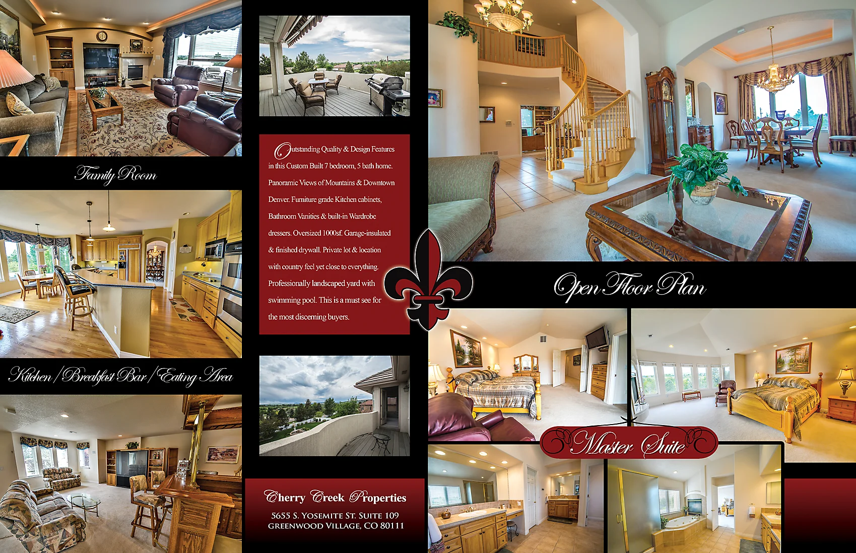 Inside Custom 4 page brochure $200