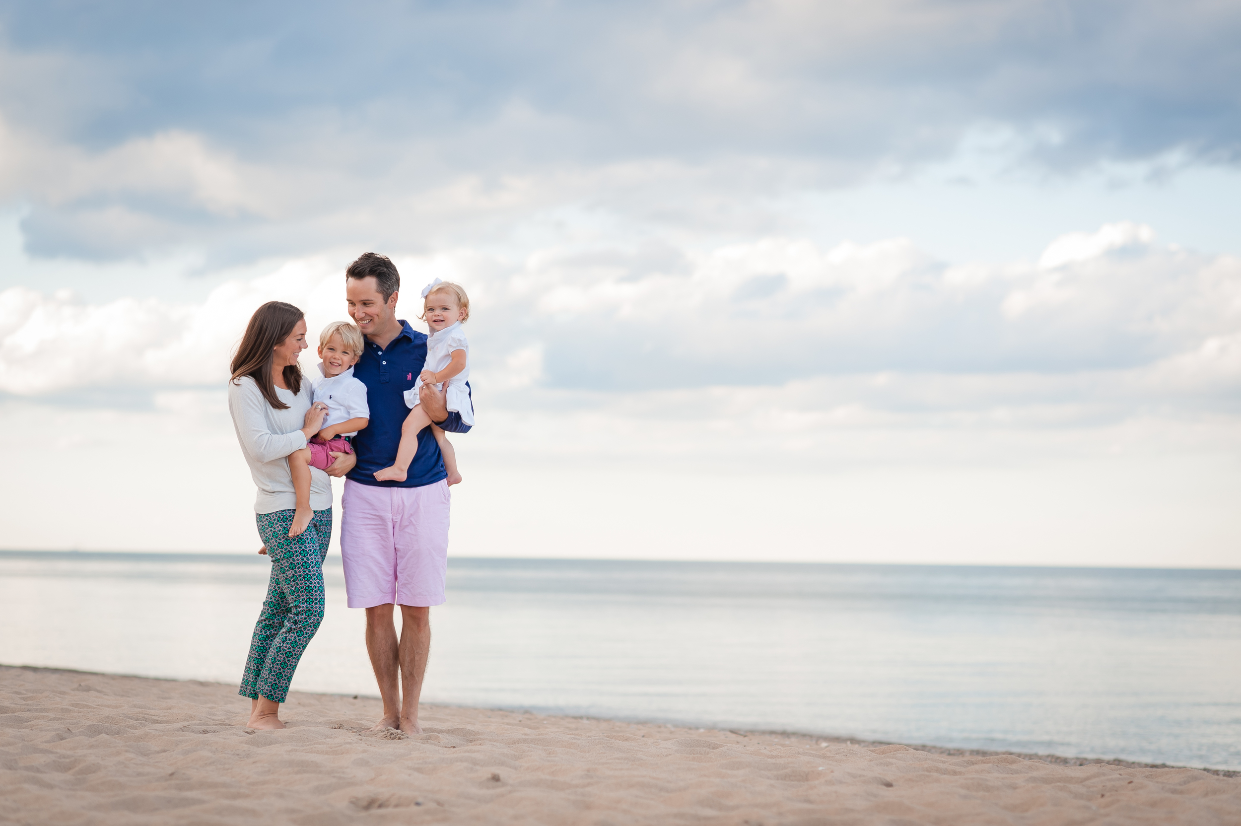 lake Michigan Chicago family photo