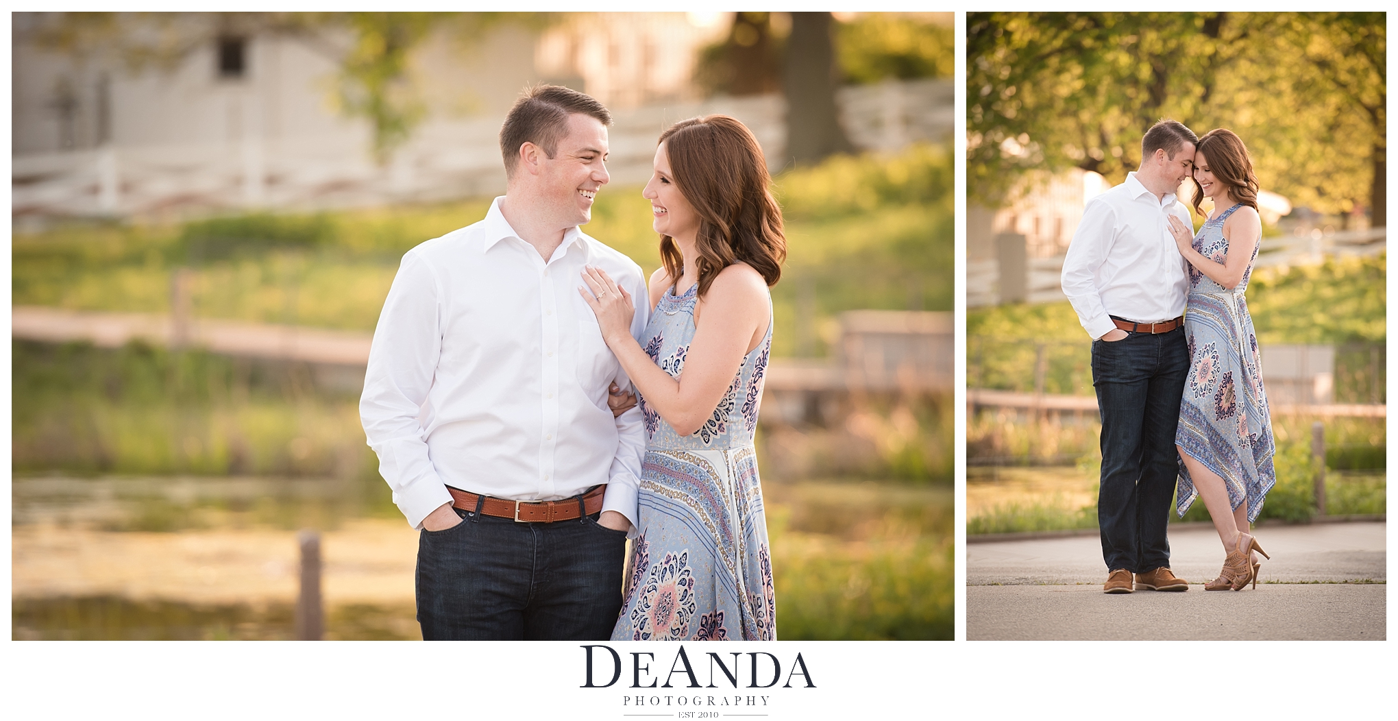 South Pond Engagement Photo