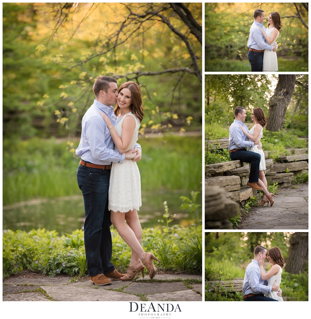 Lily Pond Engagement Photo