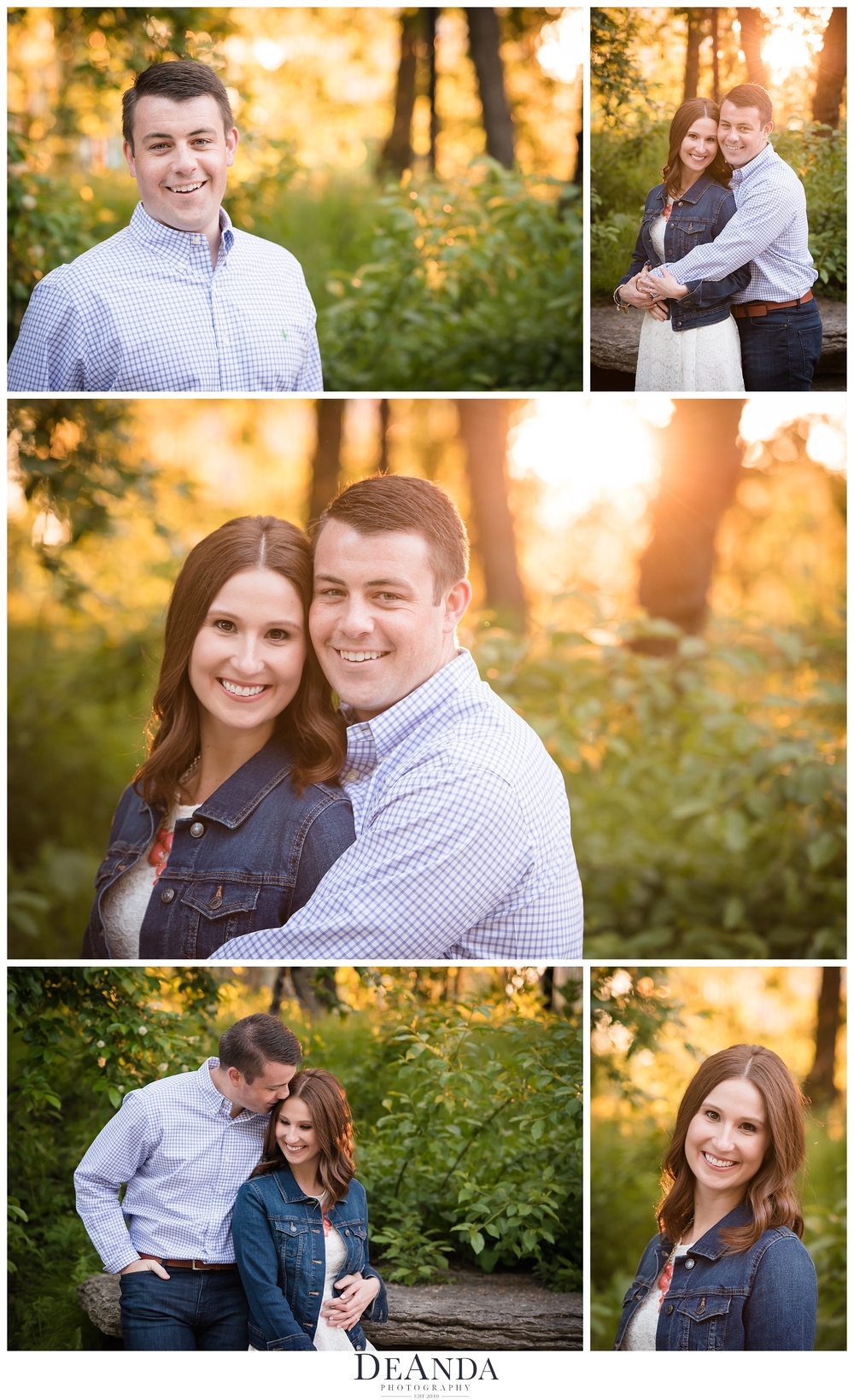 Lily Pond Engagement Photo