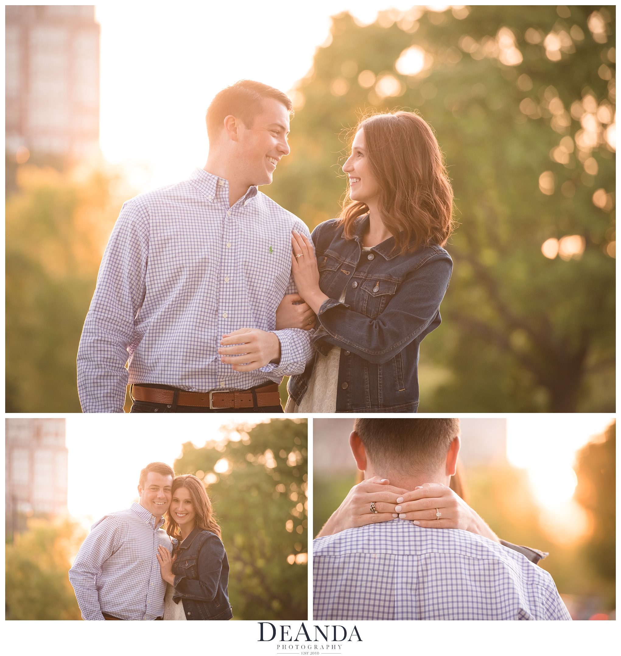 South Pond Engagement Photo