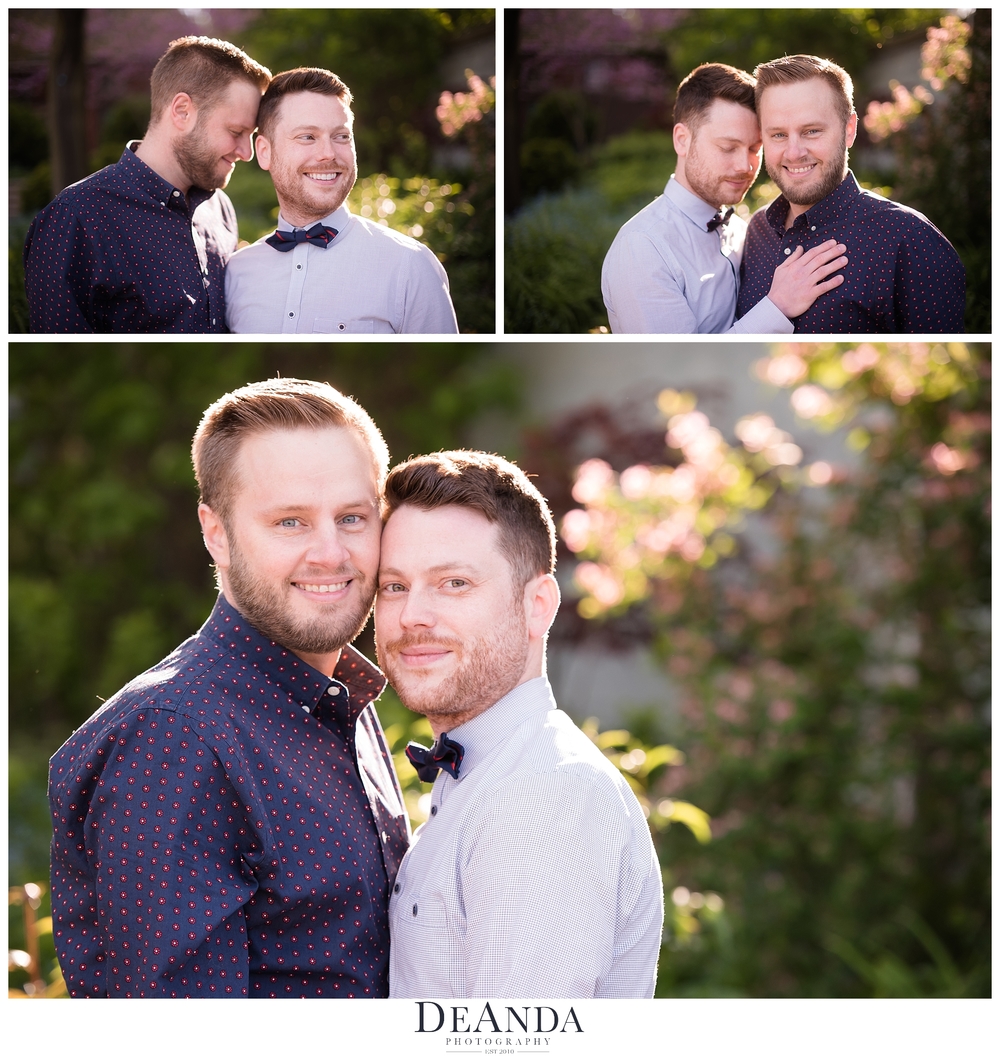 Lily Pond Engagement Same Sex Couple