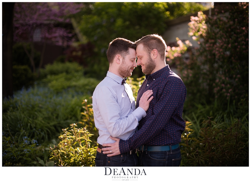 Lily Pond Engagement Same Sex Couple