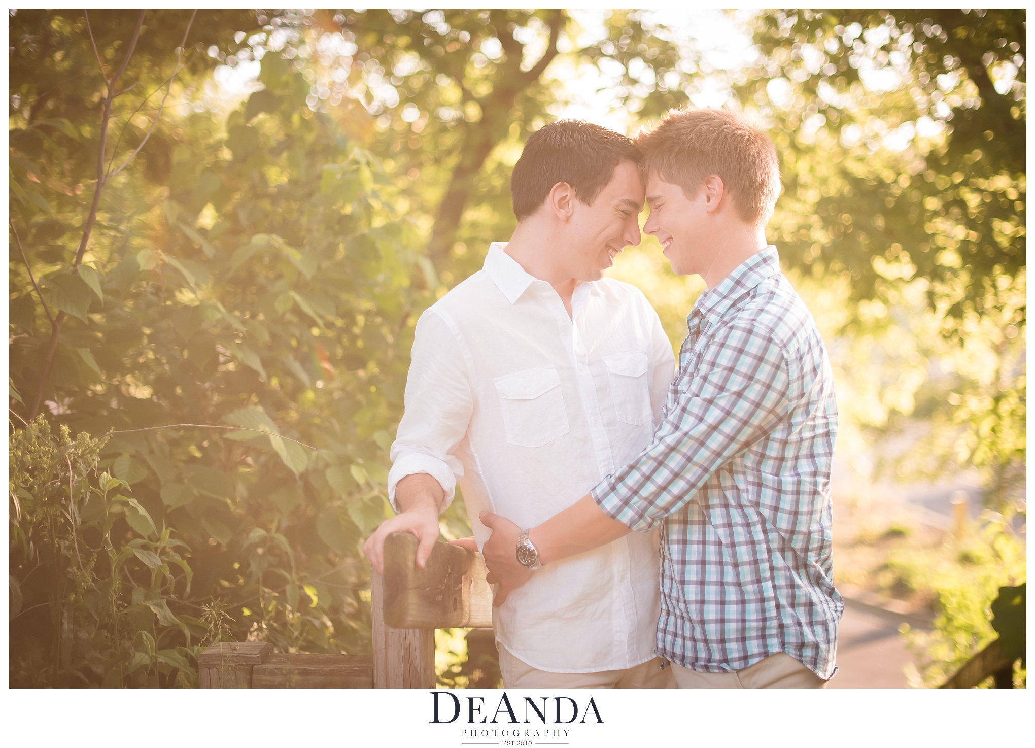 same sex engagement photo