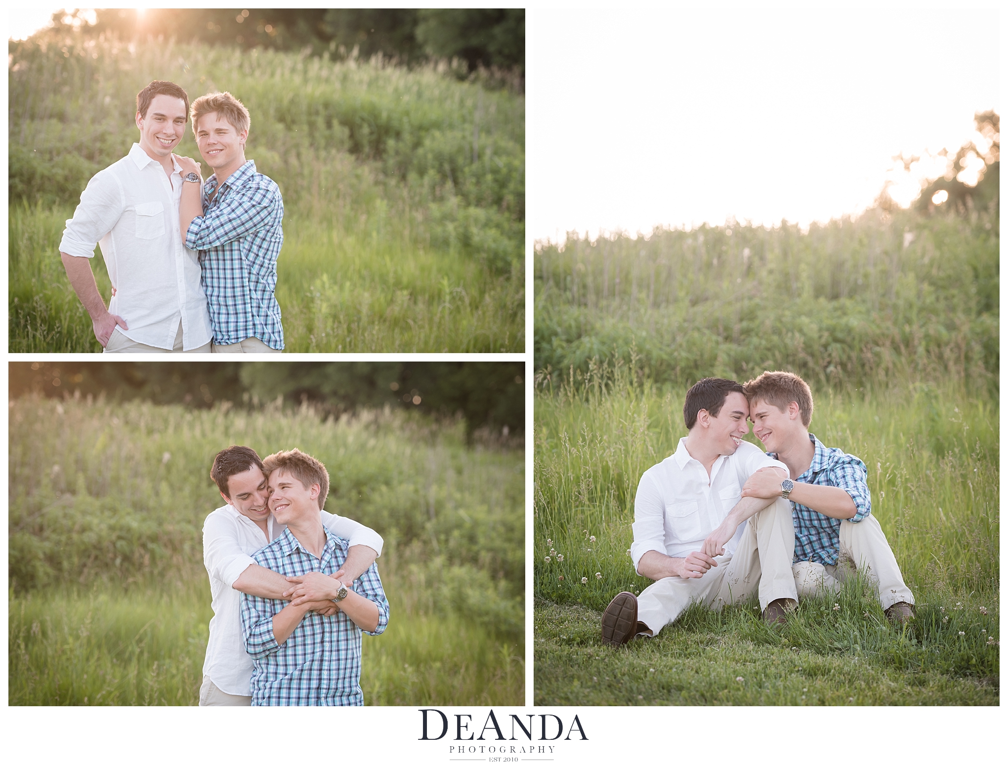 same sex engagement photo