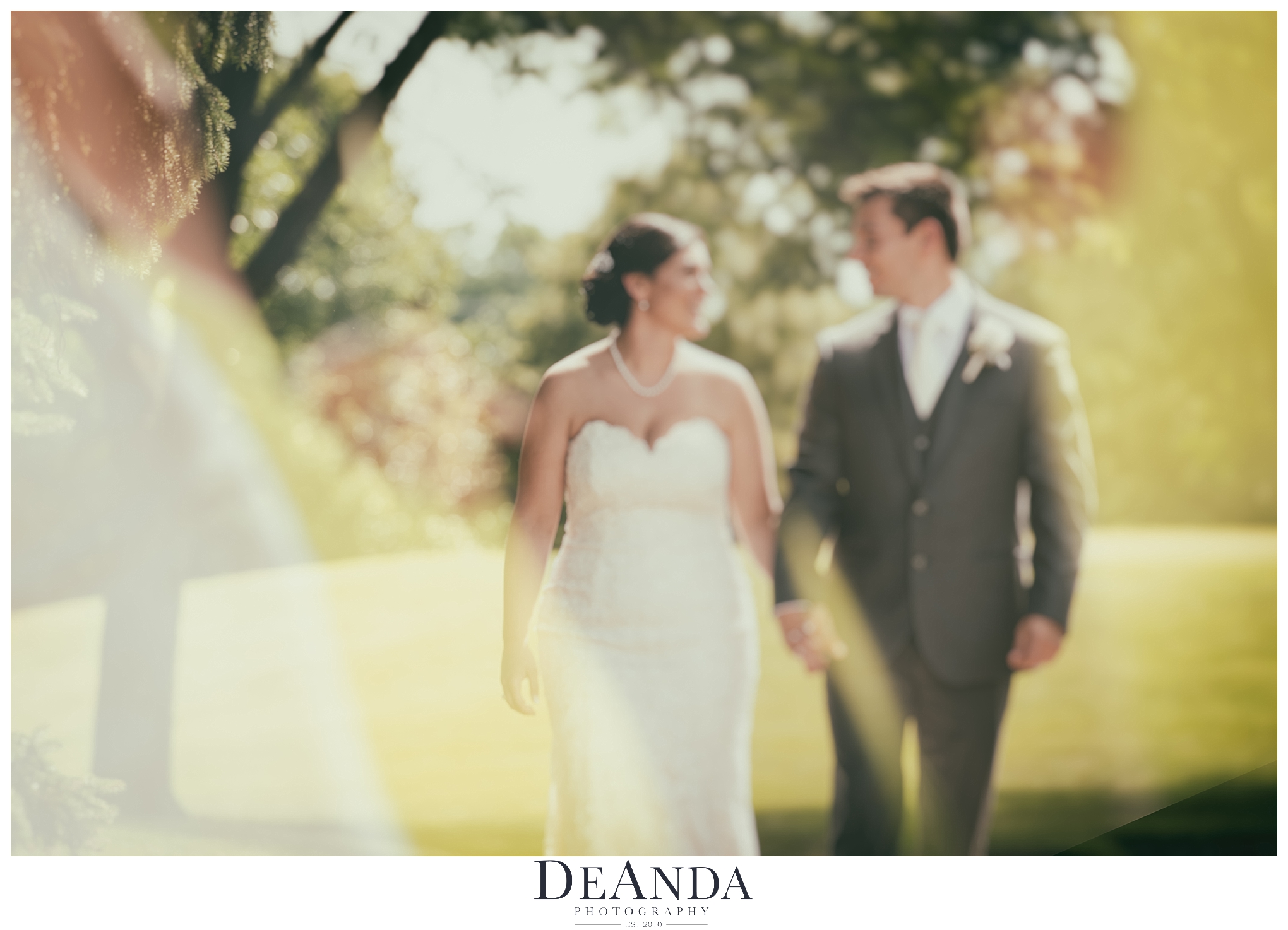 artistic bride and groom portrait