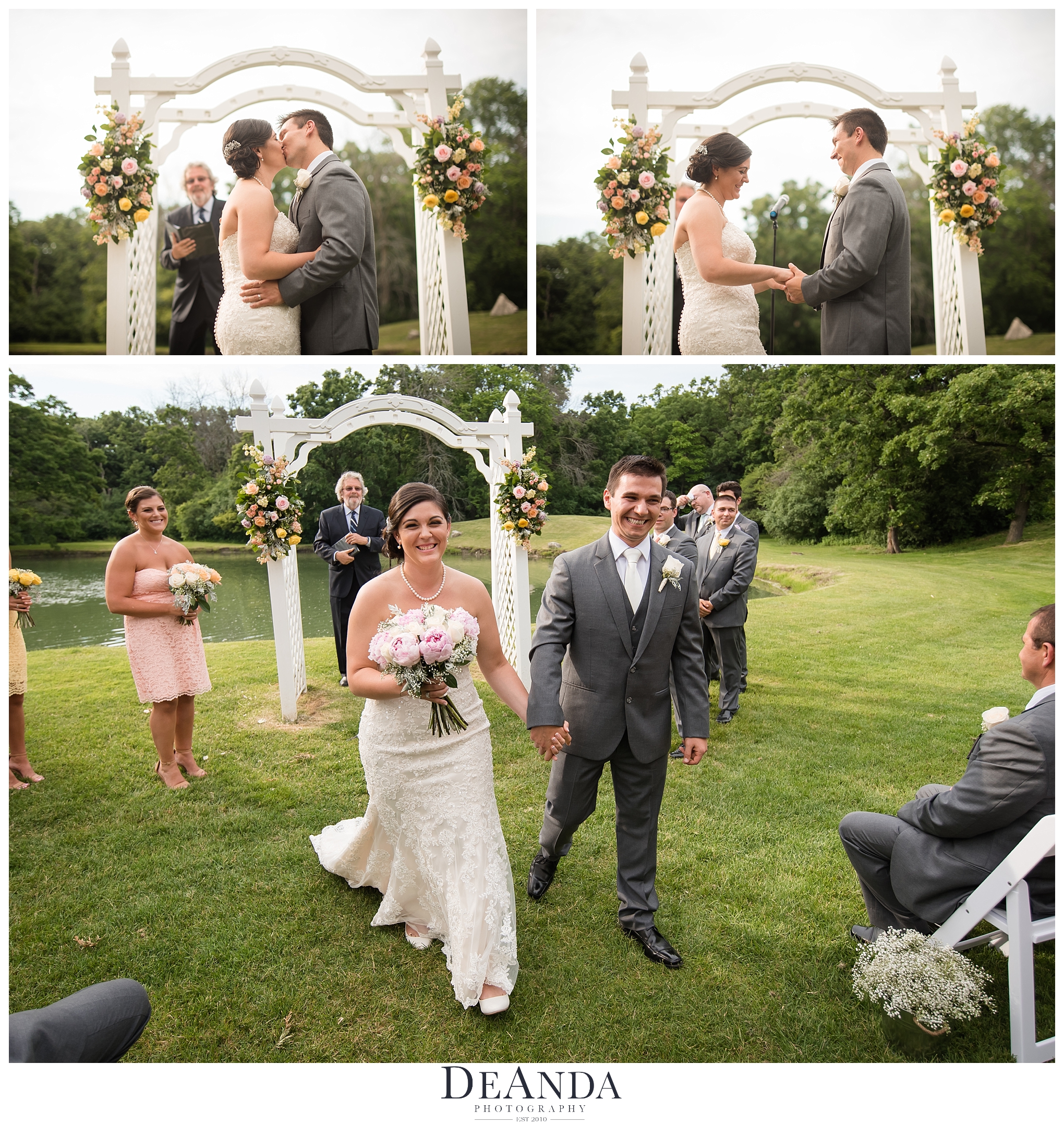 oak brook bath and tennis club wedding ceremony