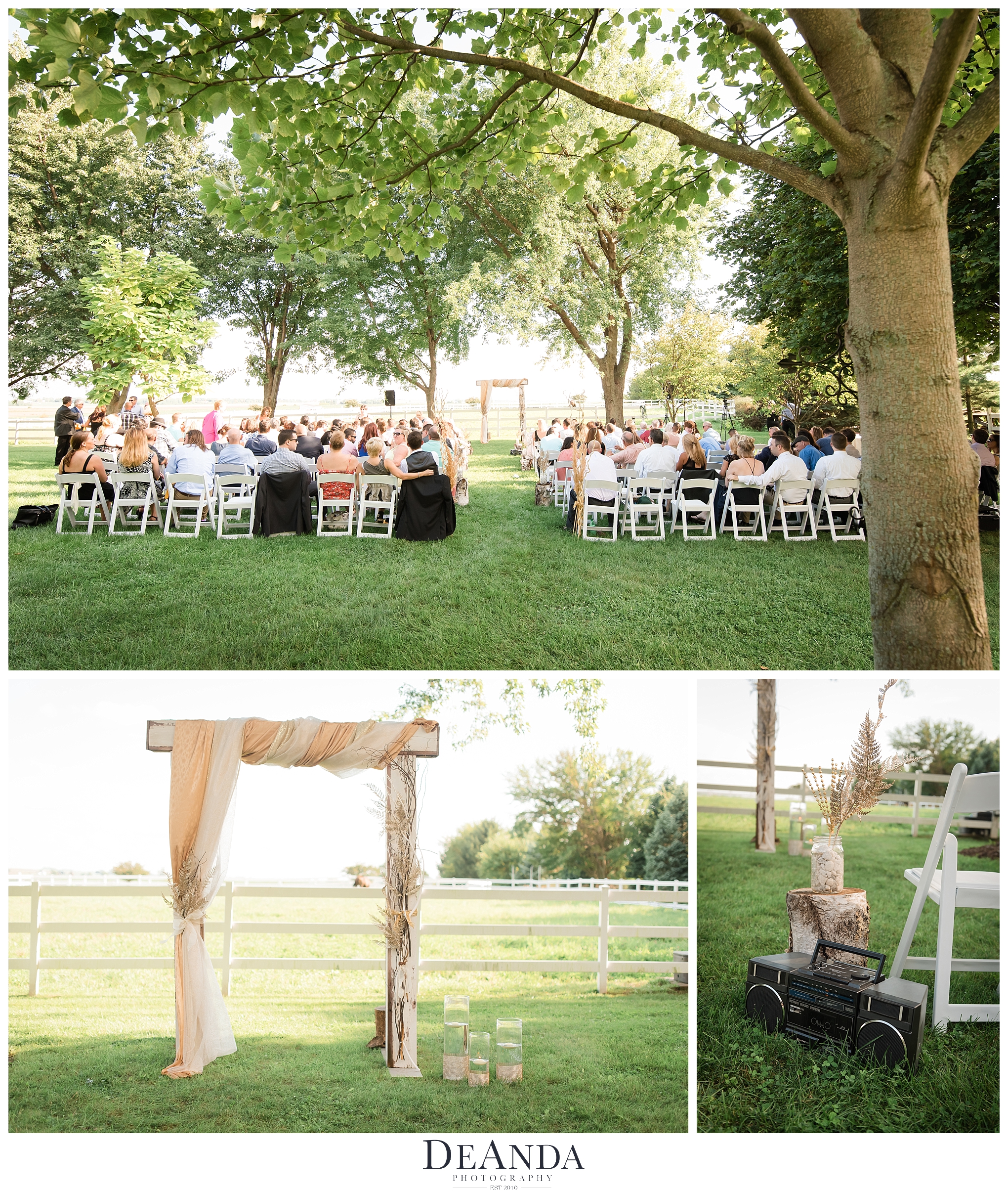 Northforks Farm Wedding Ceremony