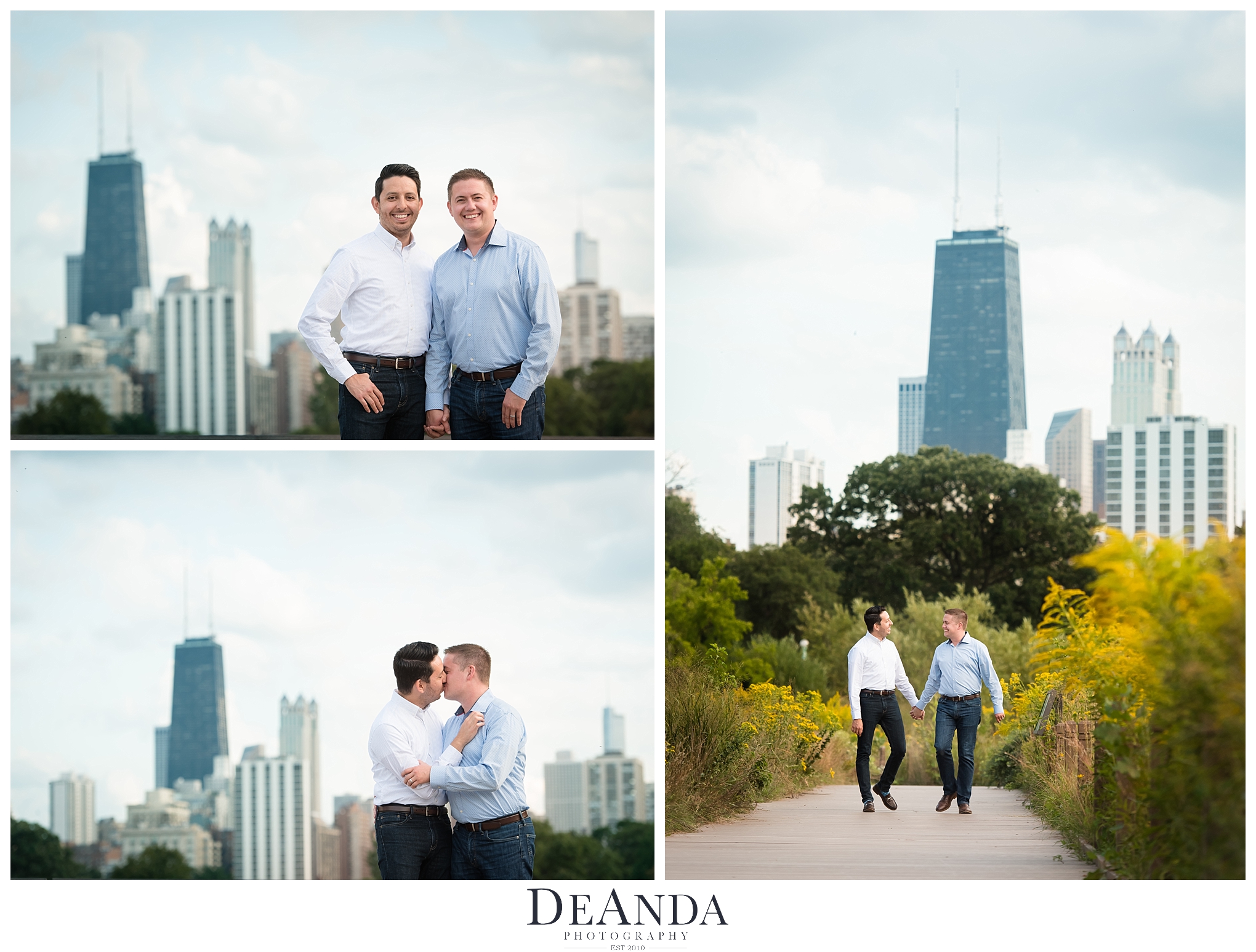Gay Engagement Photography in Chicago