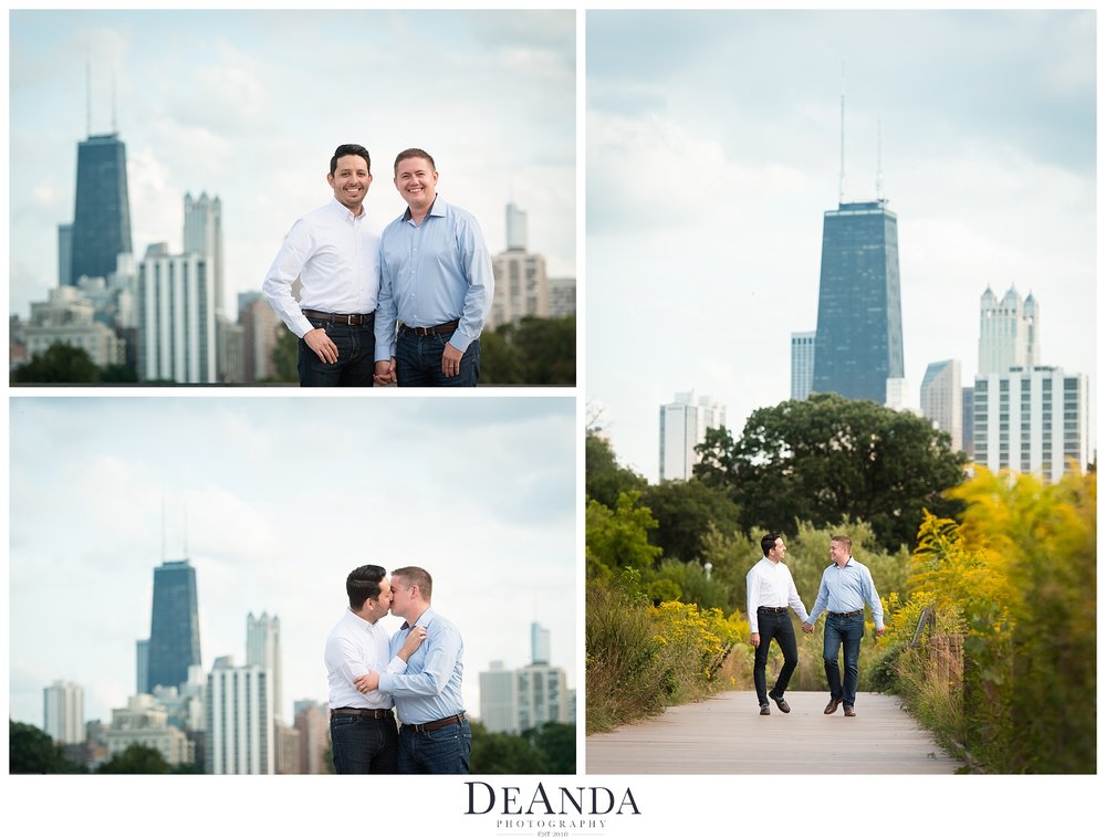 Gay Engagement Photography in Chicago