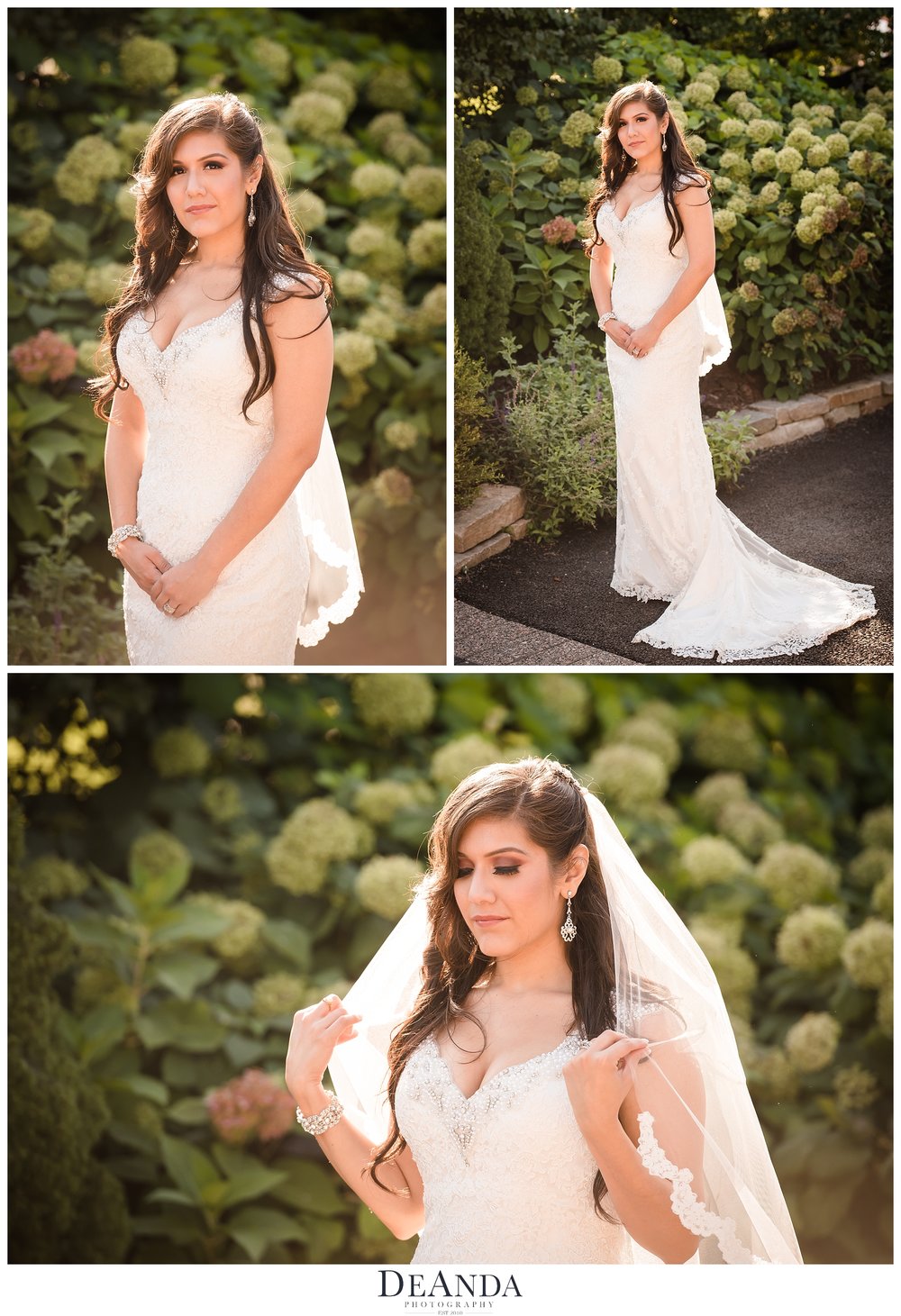 bridal portraits at silver lake in orland park