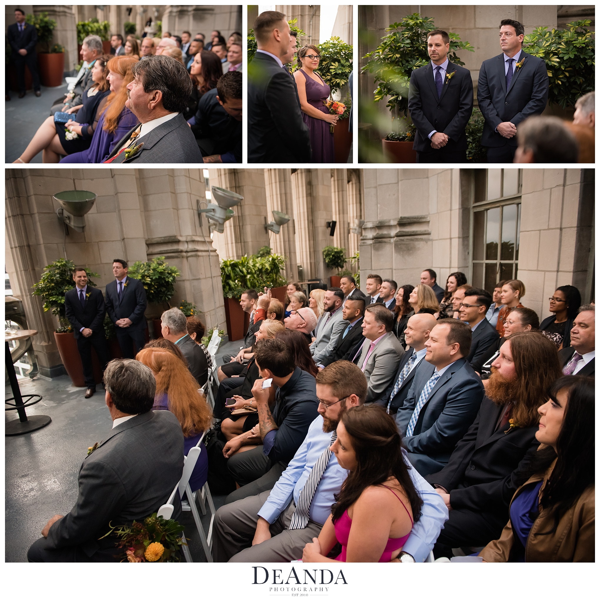 wedding ceremony the crown at the tribune tower s