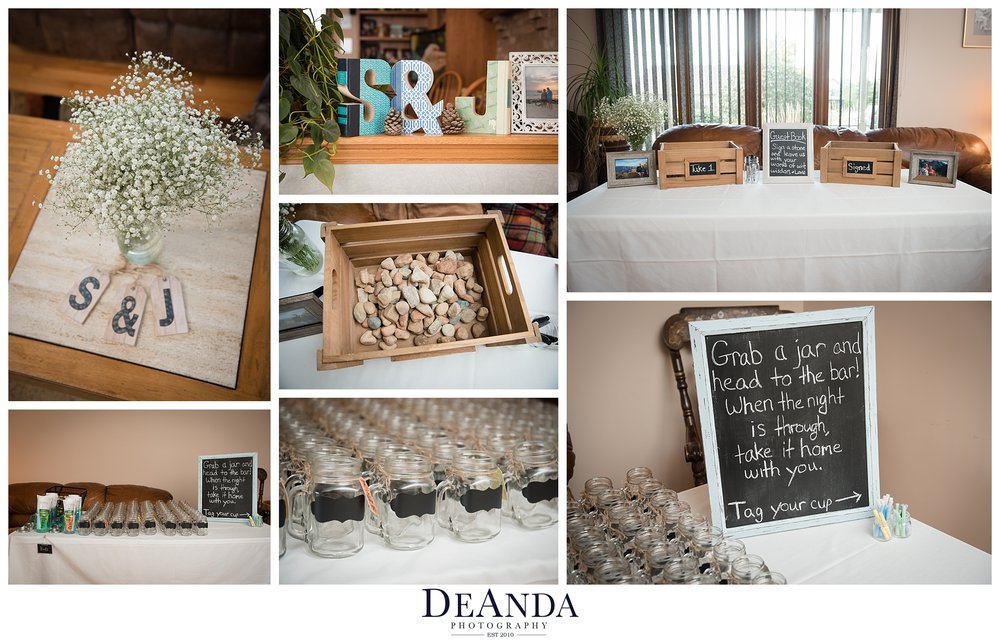 DIY wedding details