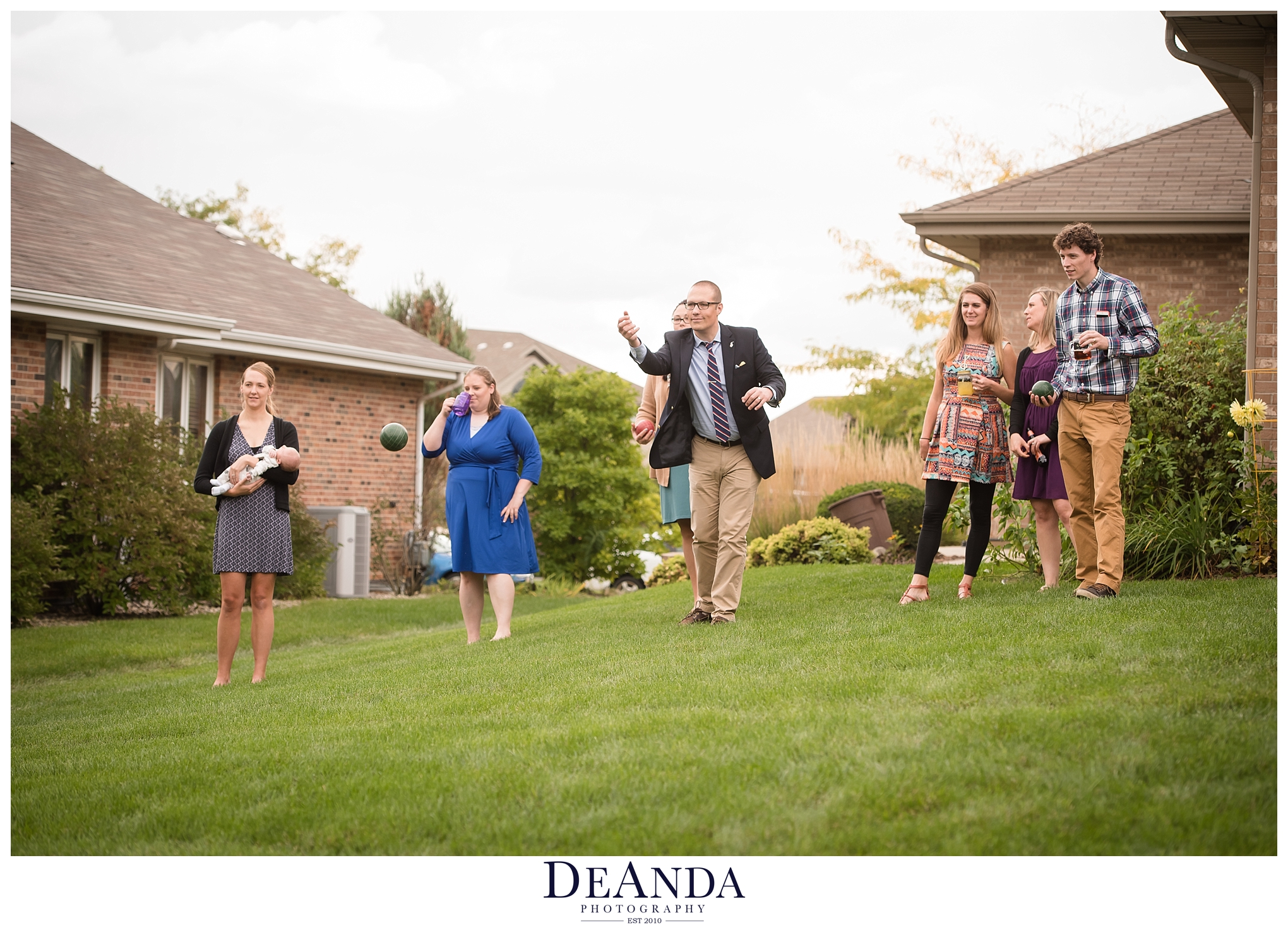 lawn games at wedding idea