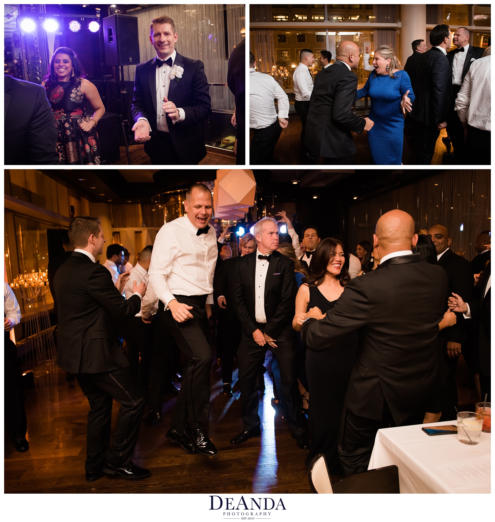 open dance floor at gay wedding in chicago the wit