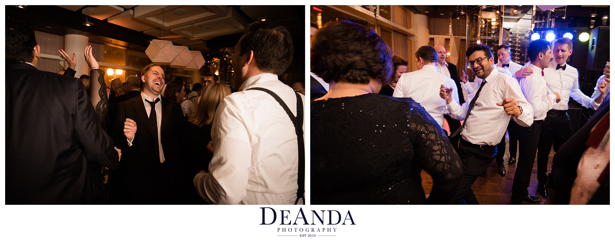 open dance floor at gay wedding in chicago the wit