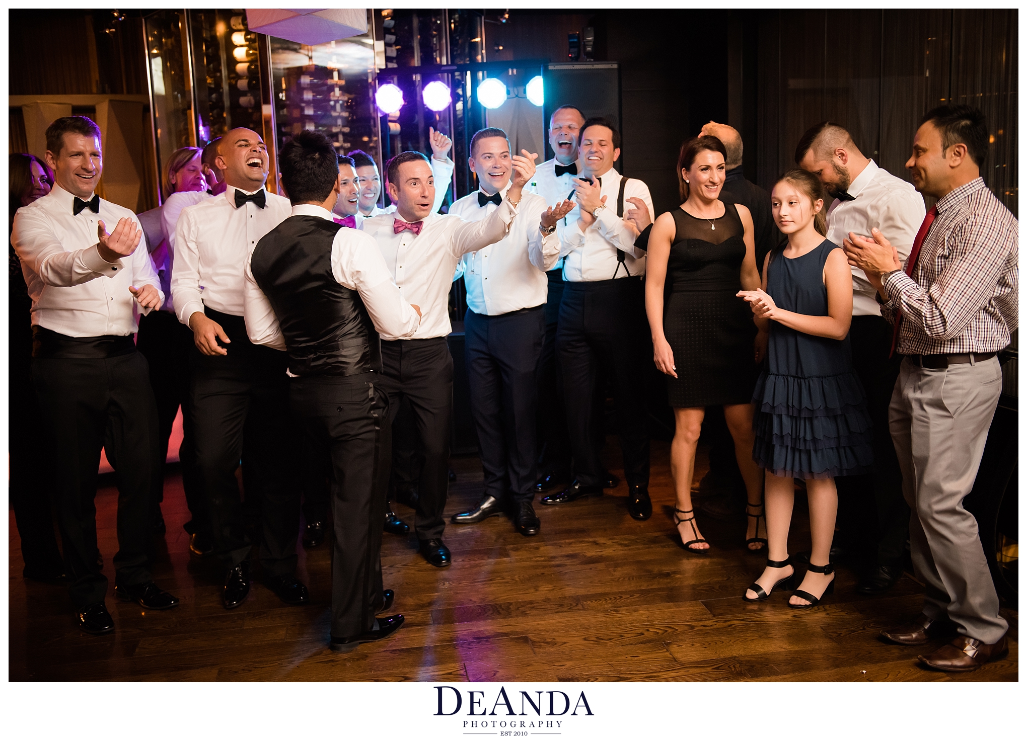 open dance floor at gay wedding in chicago the wit