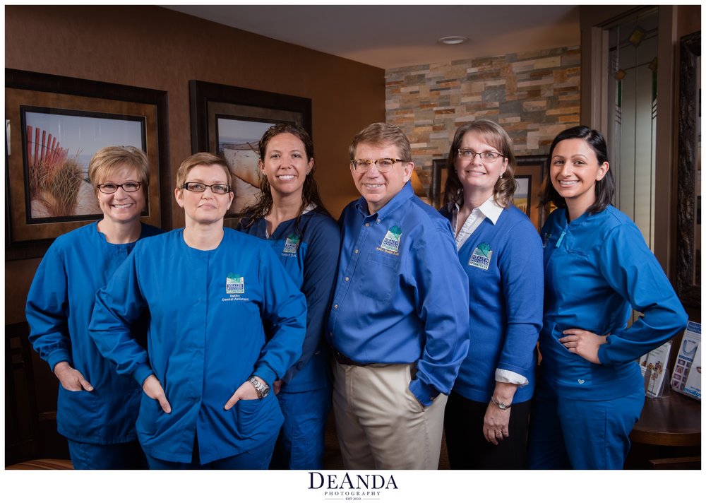 Group shot of a dental practice