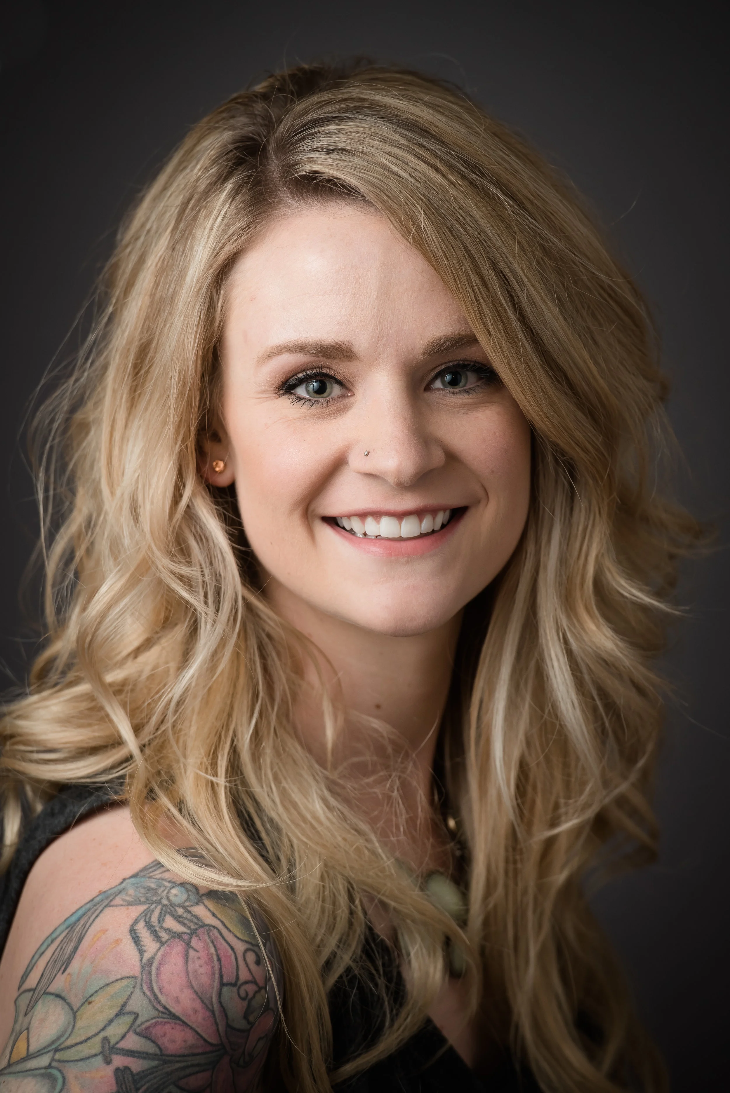 professional studio Headshot lake in the hills