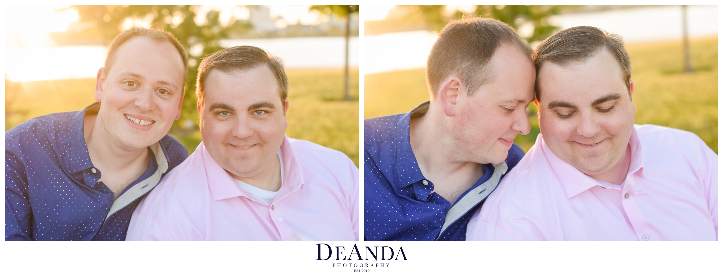 chicago engagement photo of same sec couple