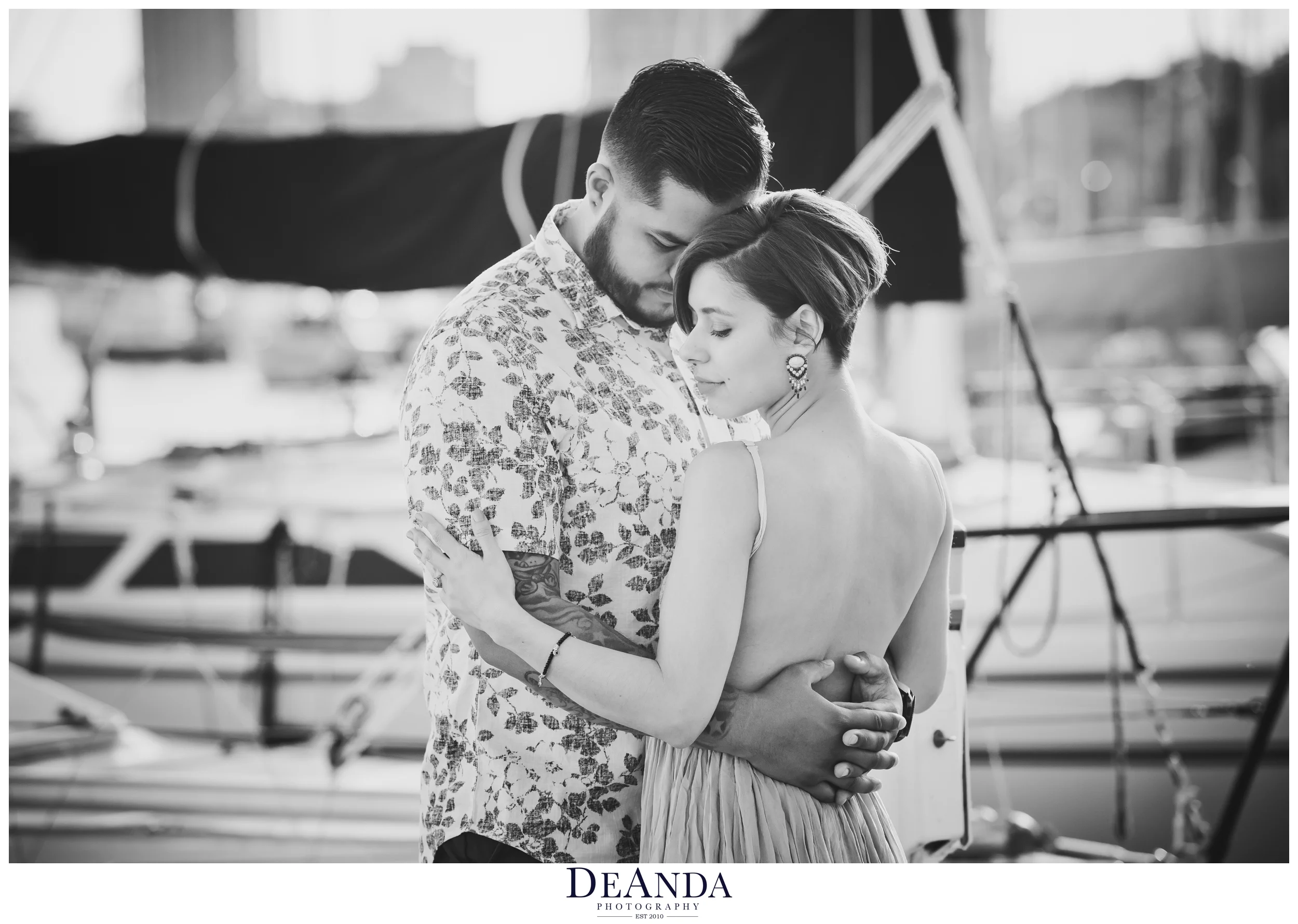Chicago Montrose Harbor engagement photos