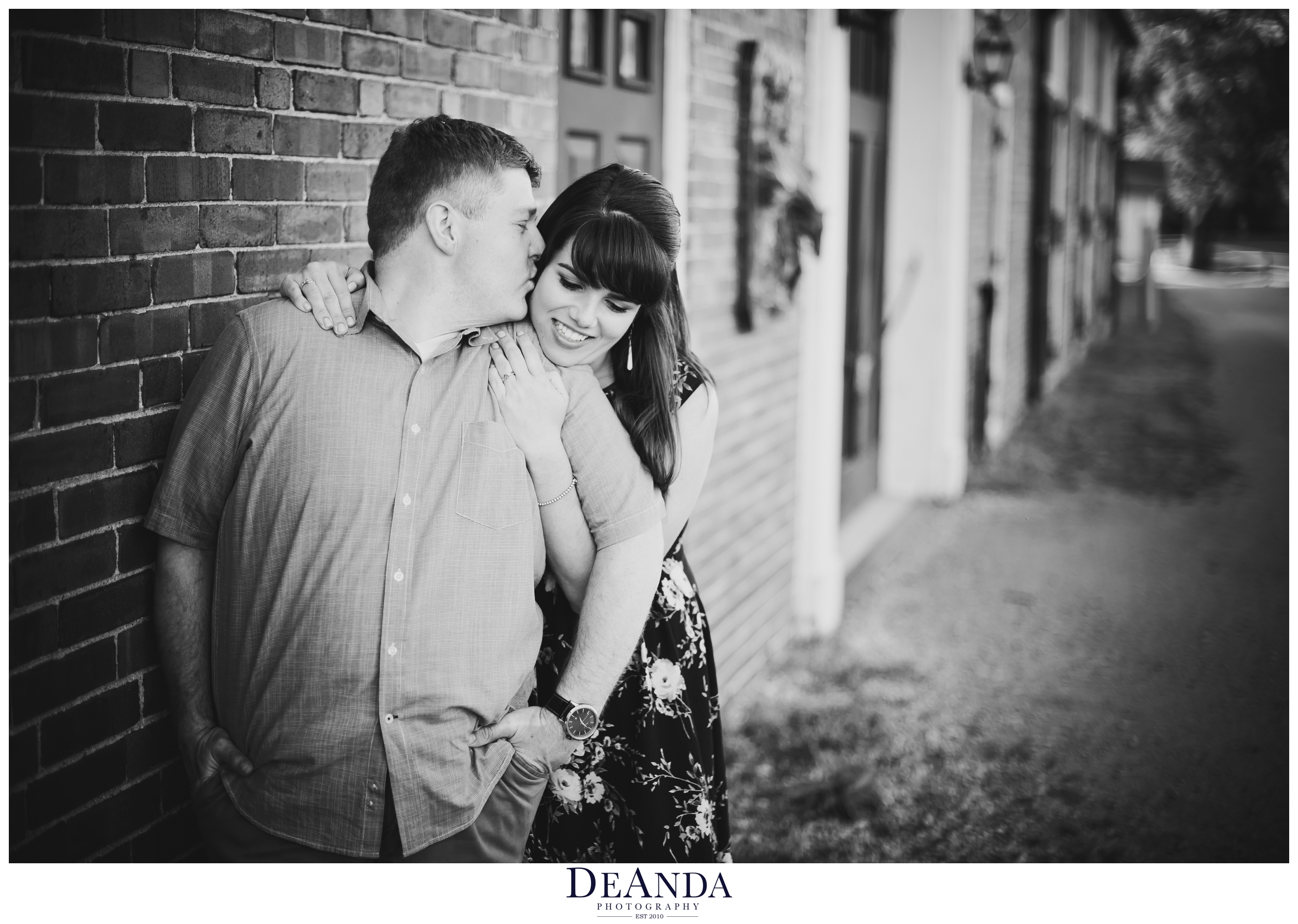 st.james farm engagement photo