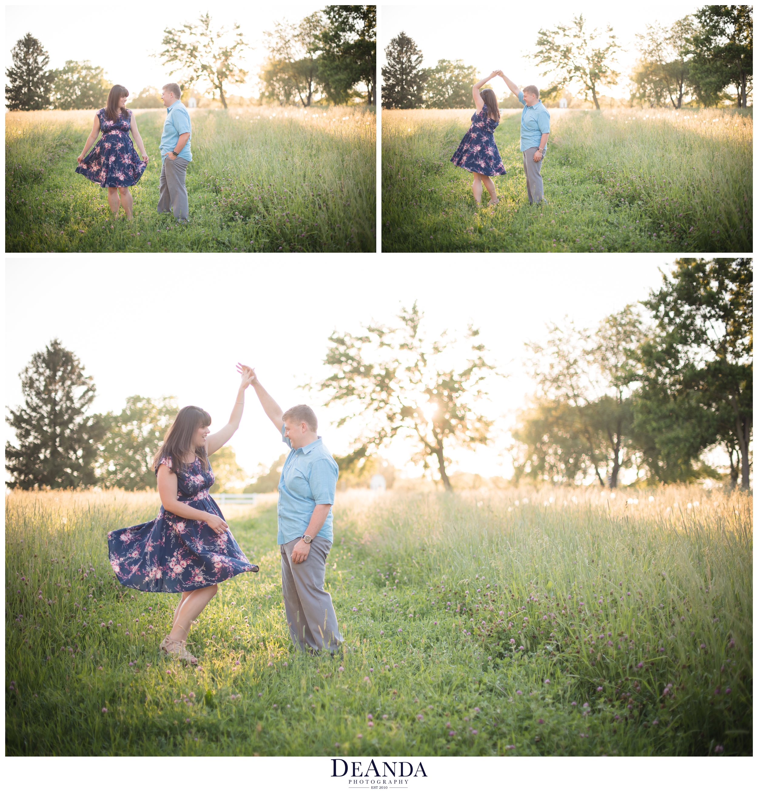 st.james farm engagement photo