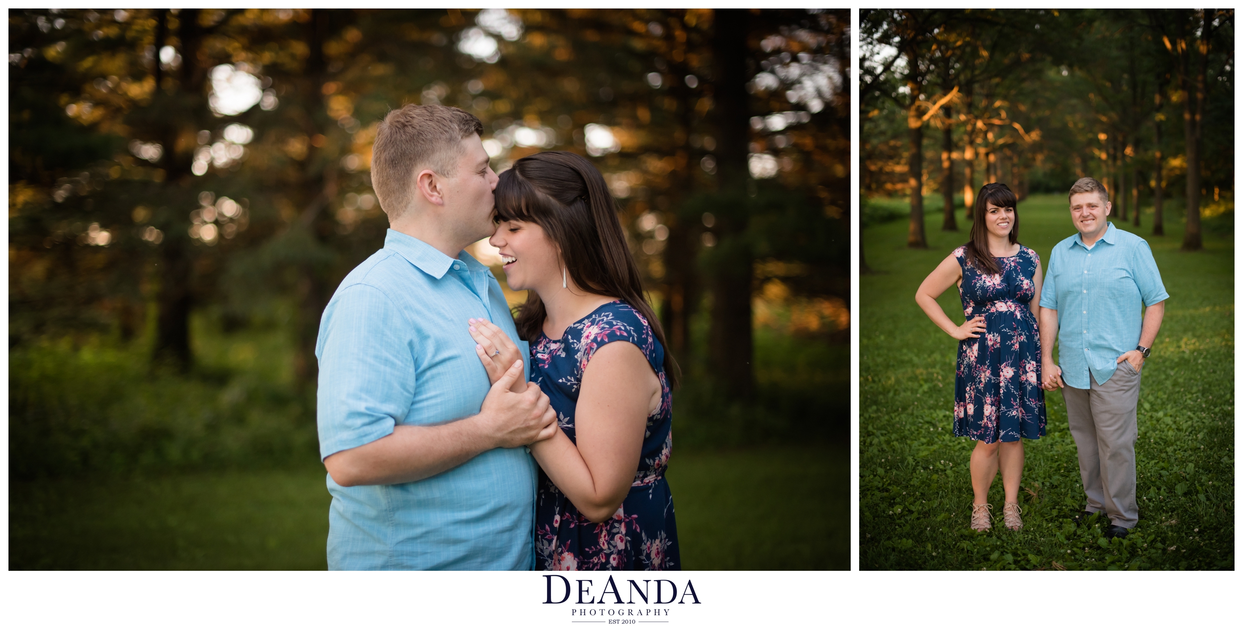 st.james farm engagement photo