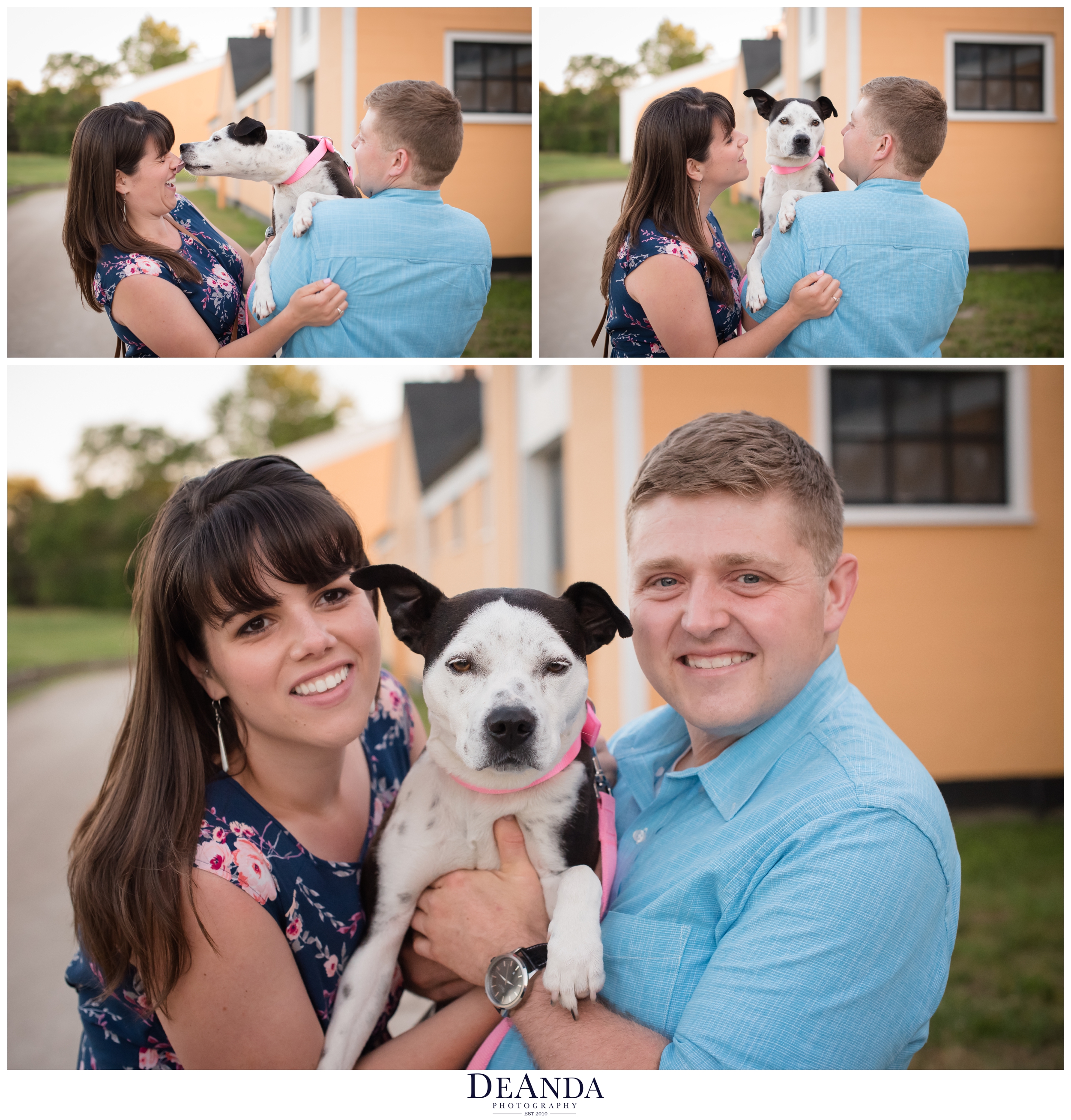 st.james farm engagement photo