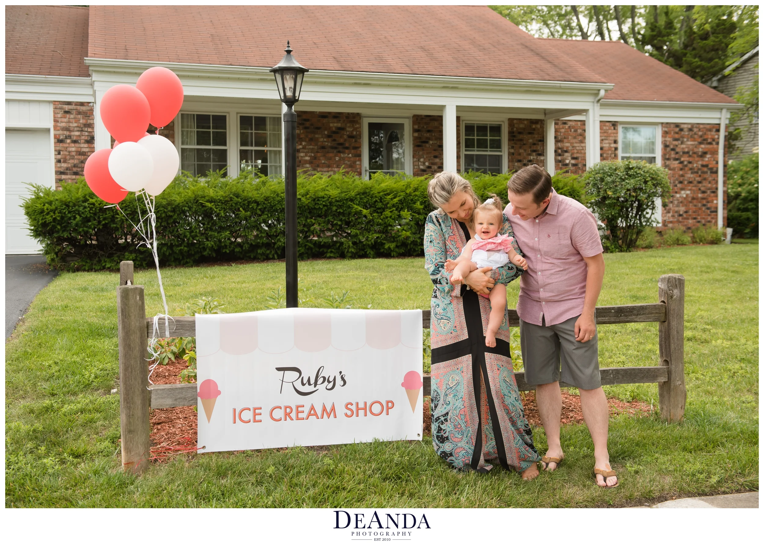 ice cream themed first birthday party