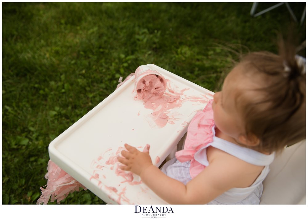 ice cream themed first birthday party