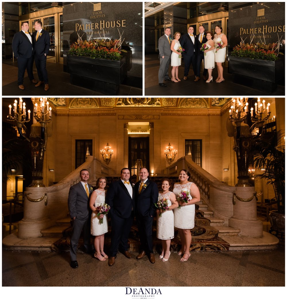 palmer house hotel wedding in chicago