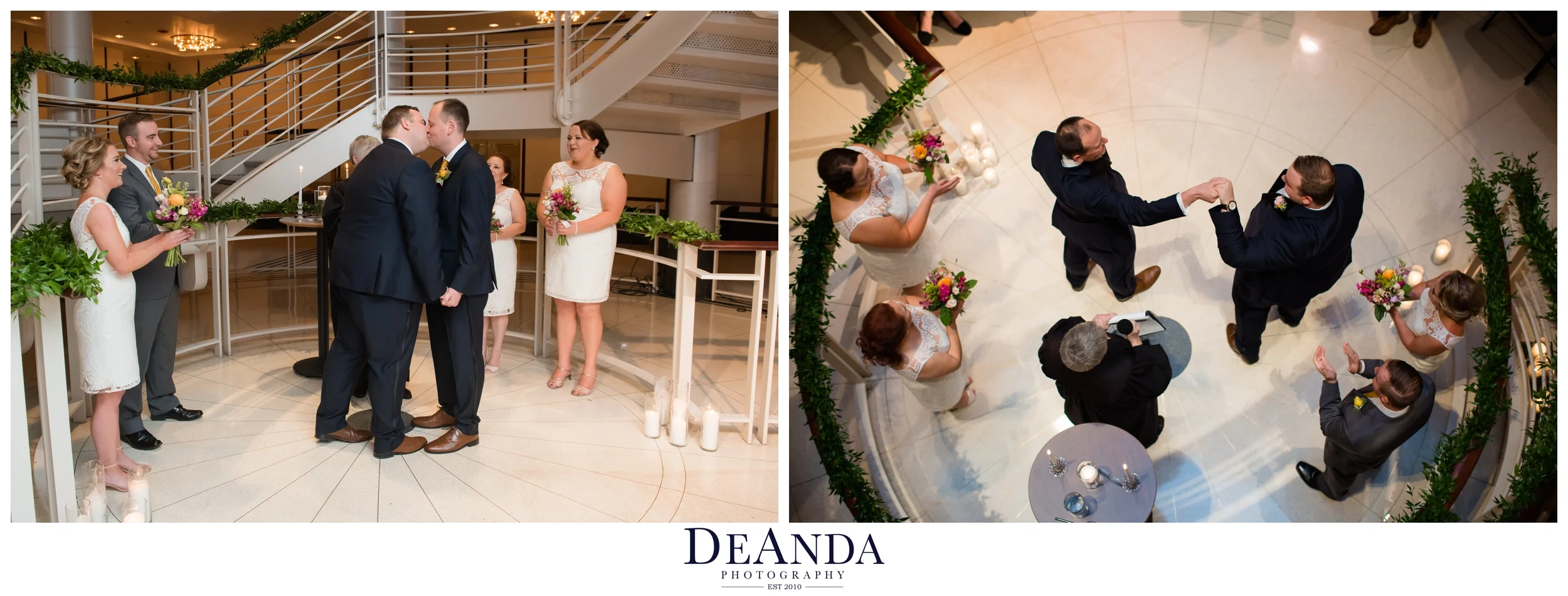 symphony center same sex Chicago wedding