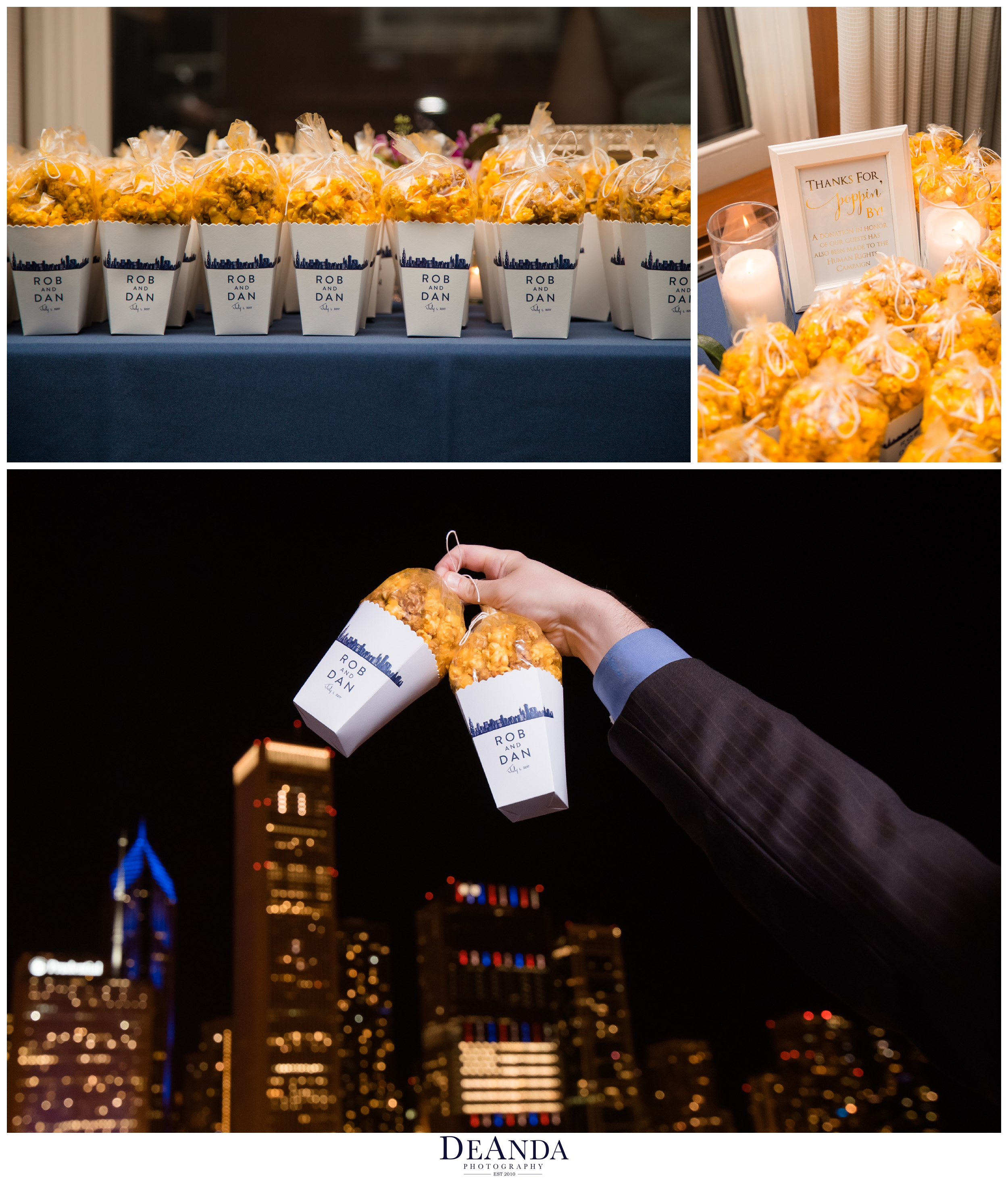 popcorn wedding favor in chicago