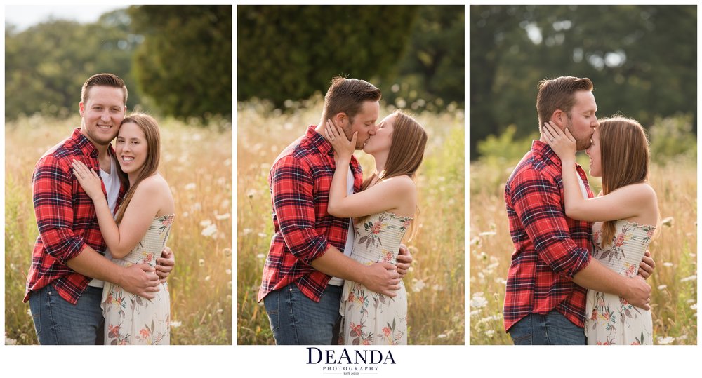 st.james farm engagement photo