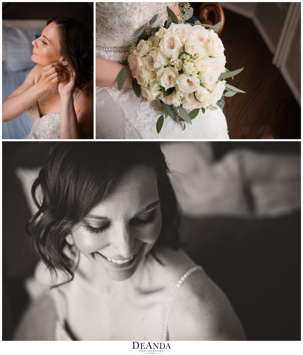 chicago wedding images of bride getting ready