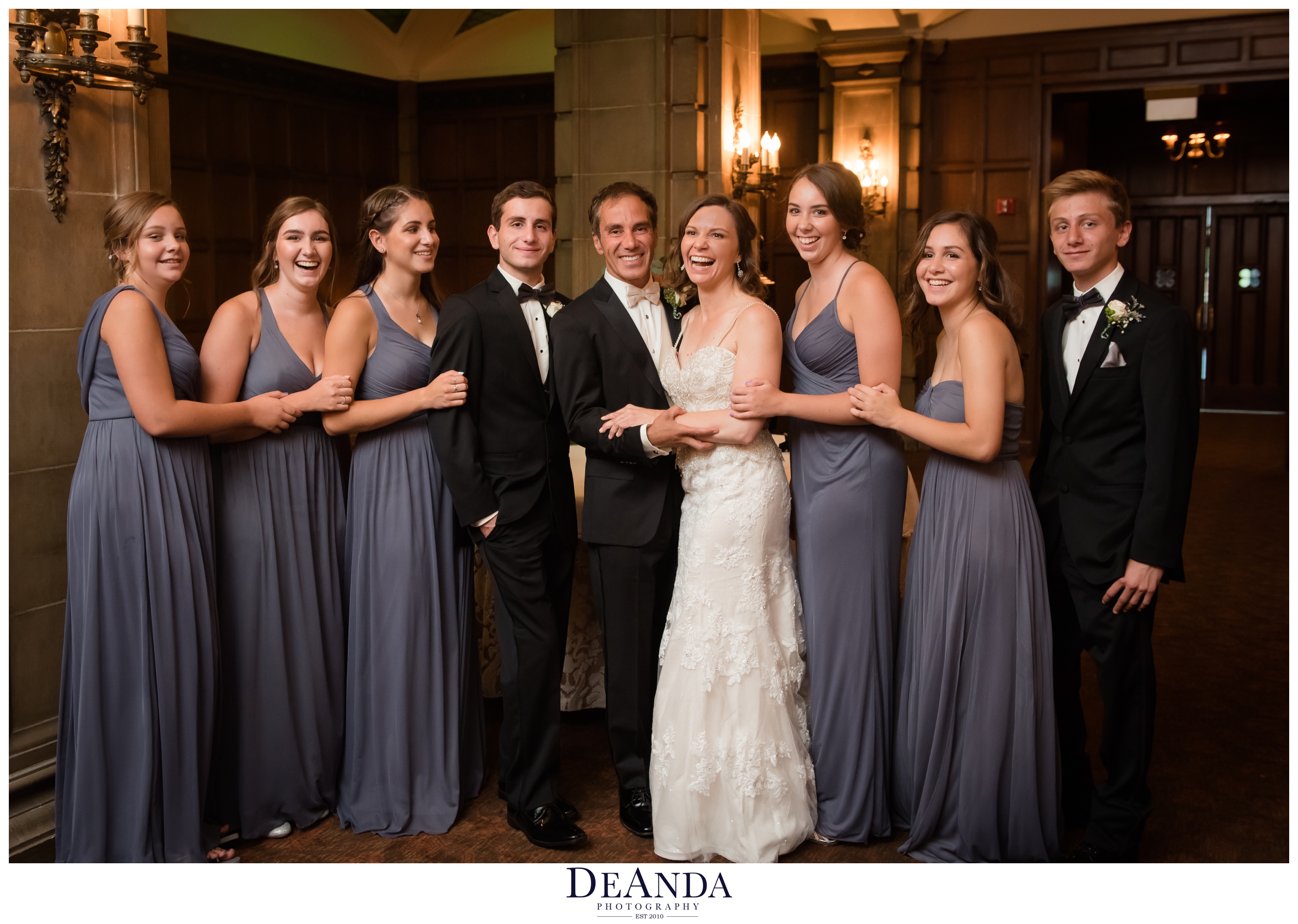 blended family wedding photos in chicago