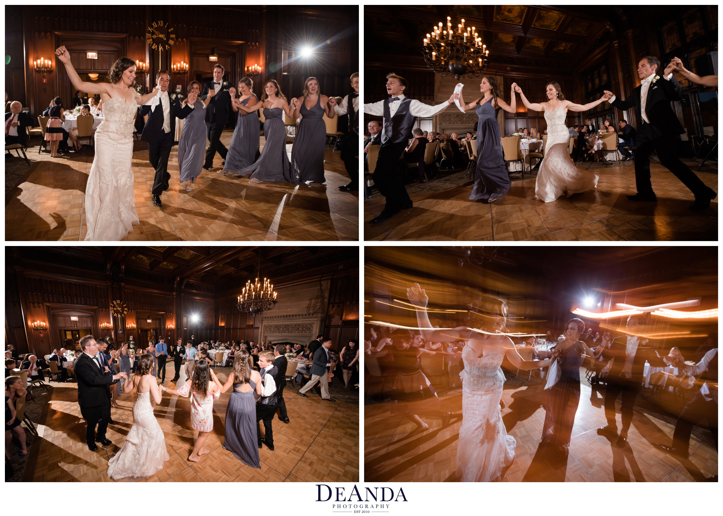 traditional greek dancing at university club of chicago